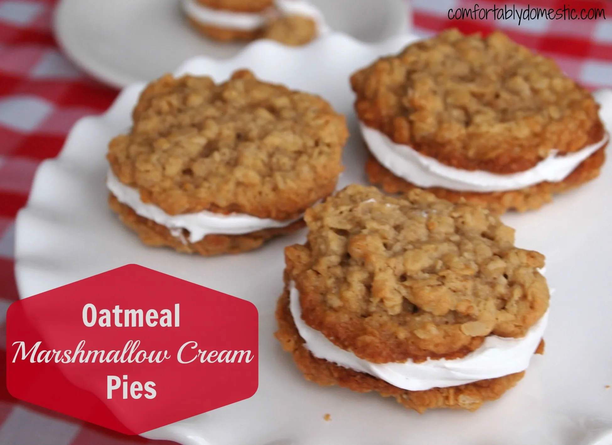 Oatmeal Raisin Marshmallow Cream Pies