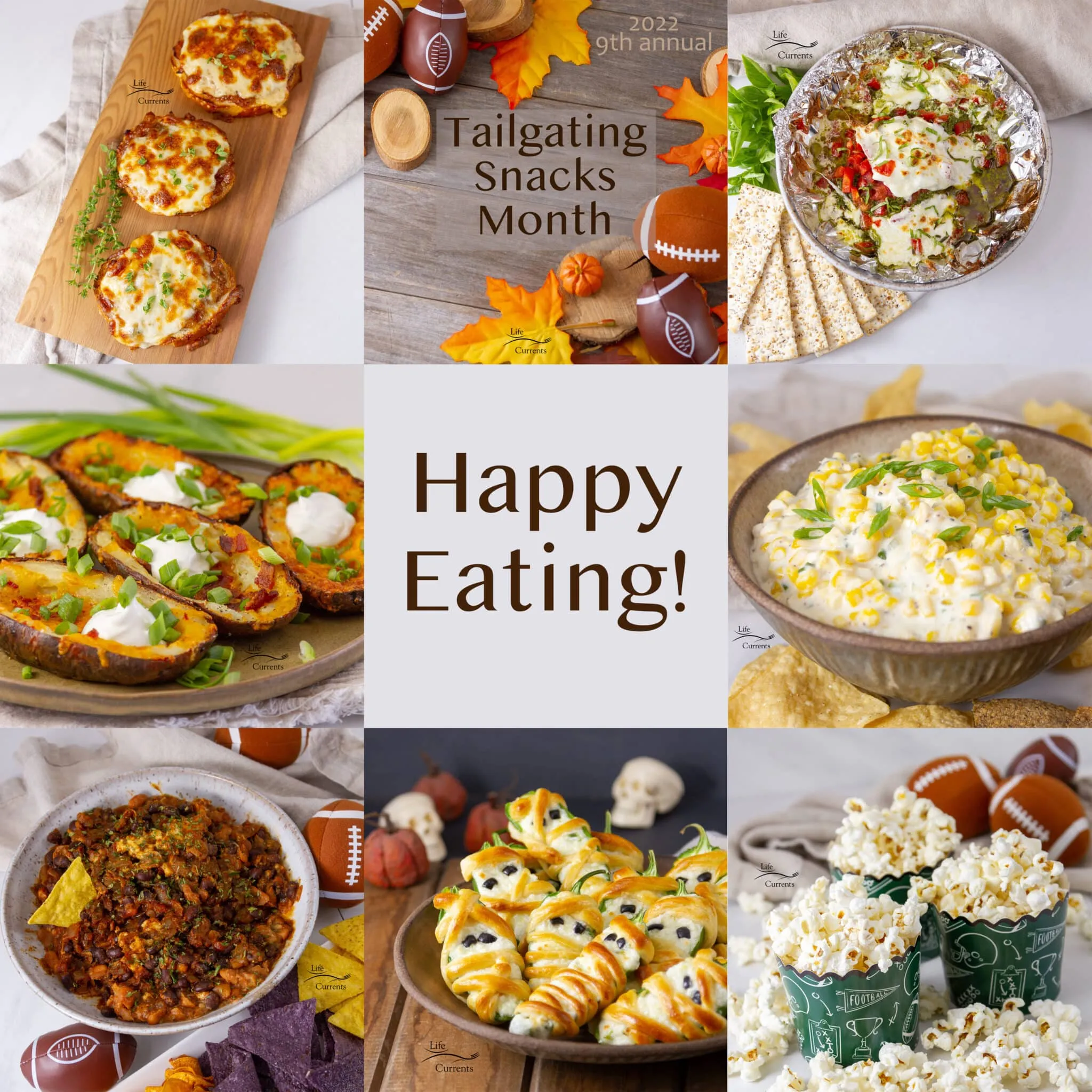 October Tailgating Snacks Month