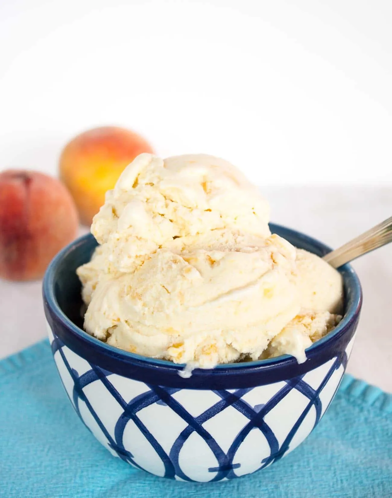 Old Fashioned Peach Buttermilk Ice Cream