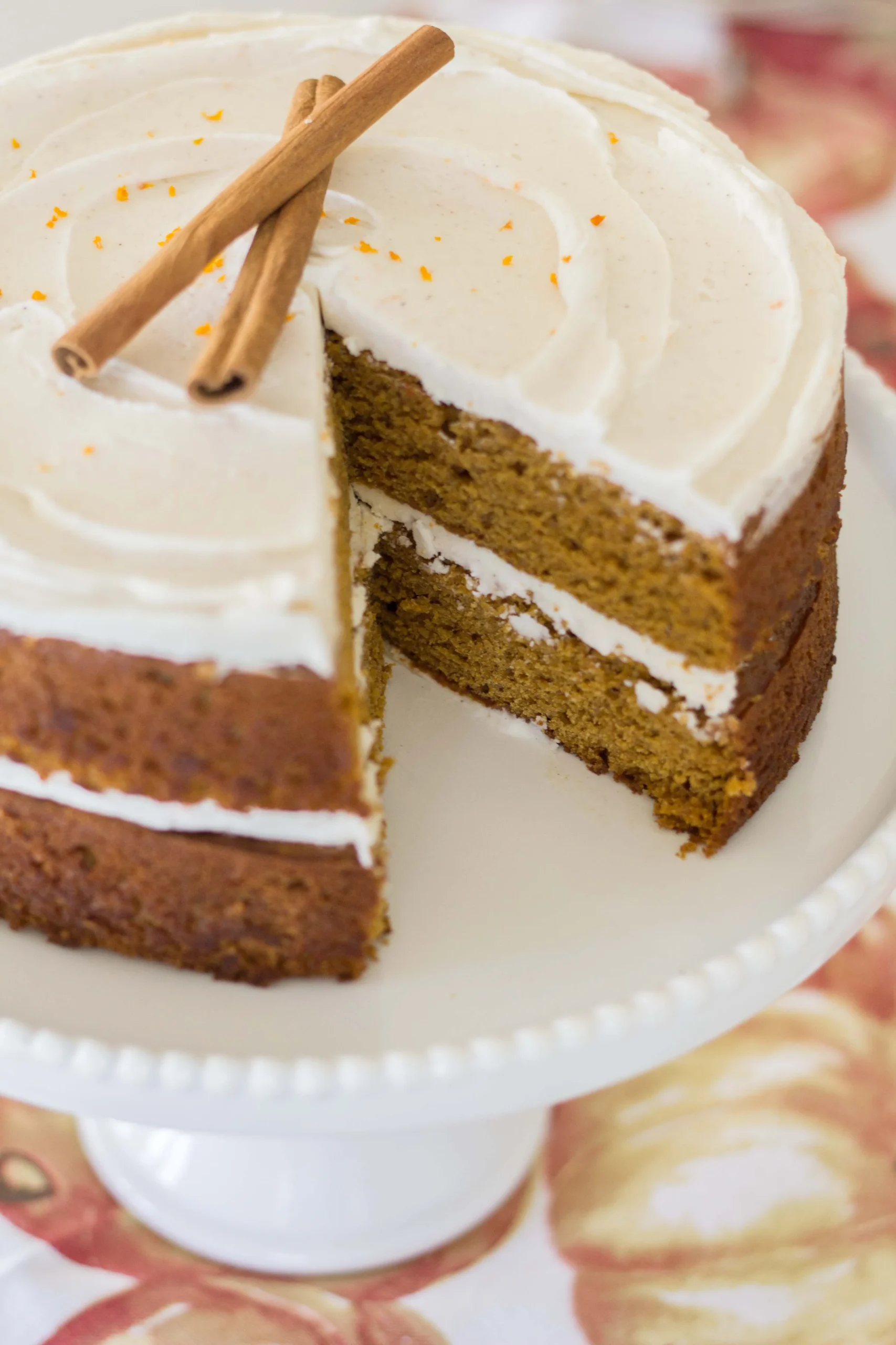 Old Fashioned Pumpkin Gingerbread Cake