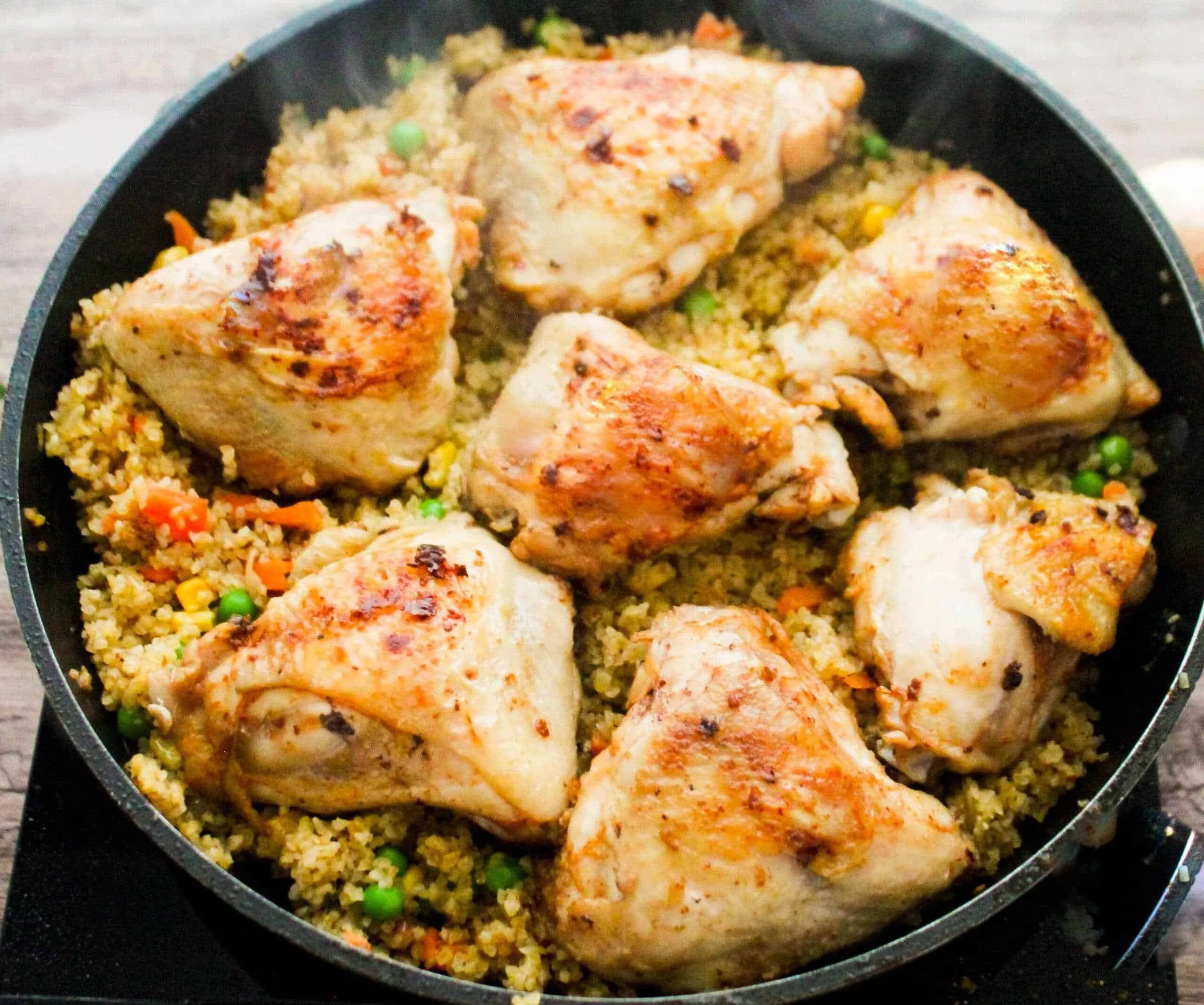Omathies Cretan Bulgur with Chicken Livers and Currants
