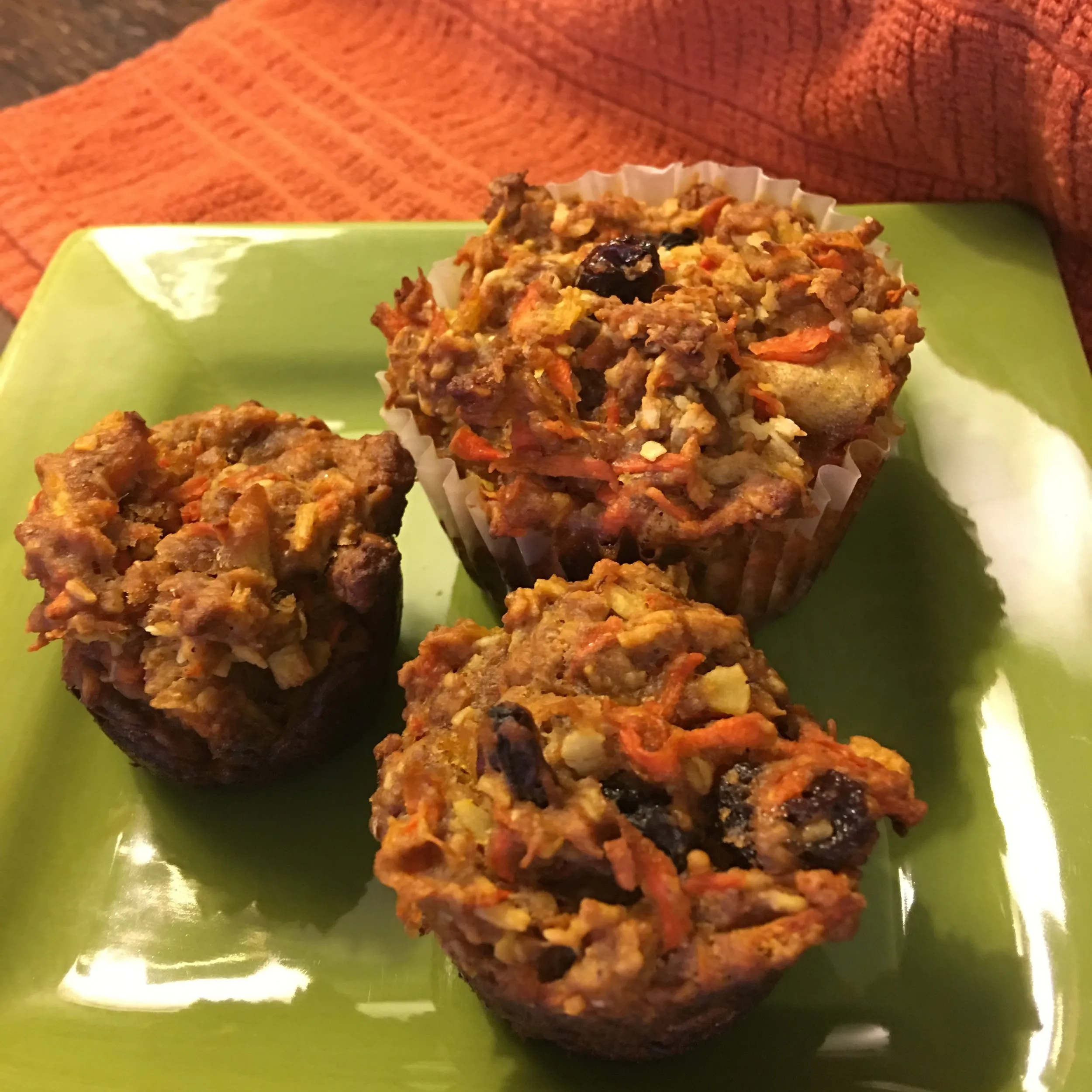 One Bowl Morning Glory Muffins