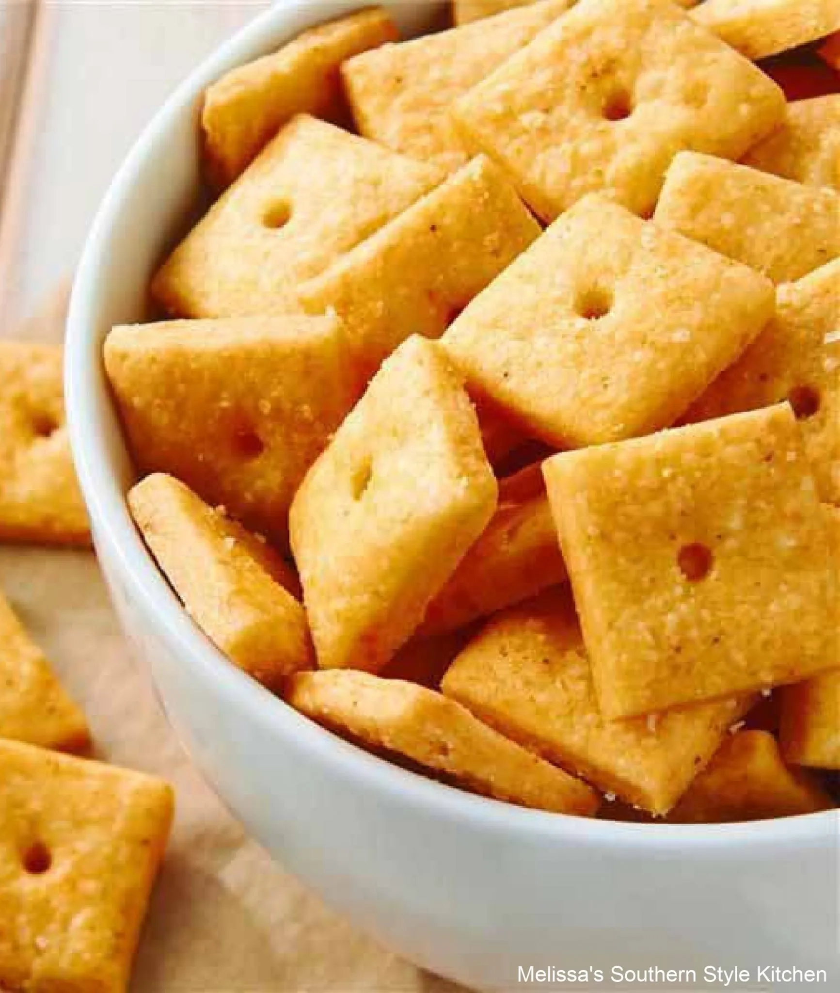 One Ingredient Cheddar Cheese Crackers