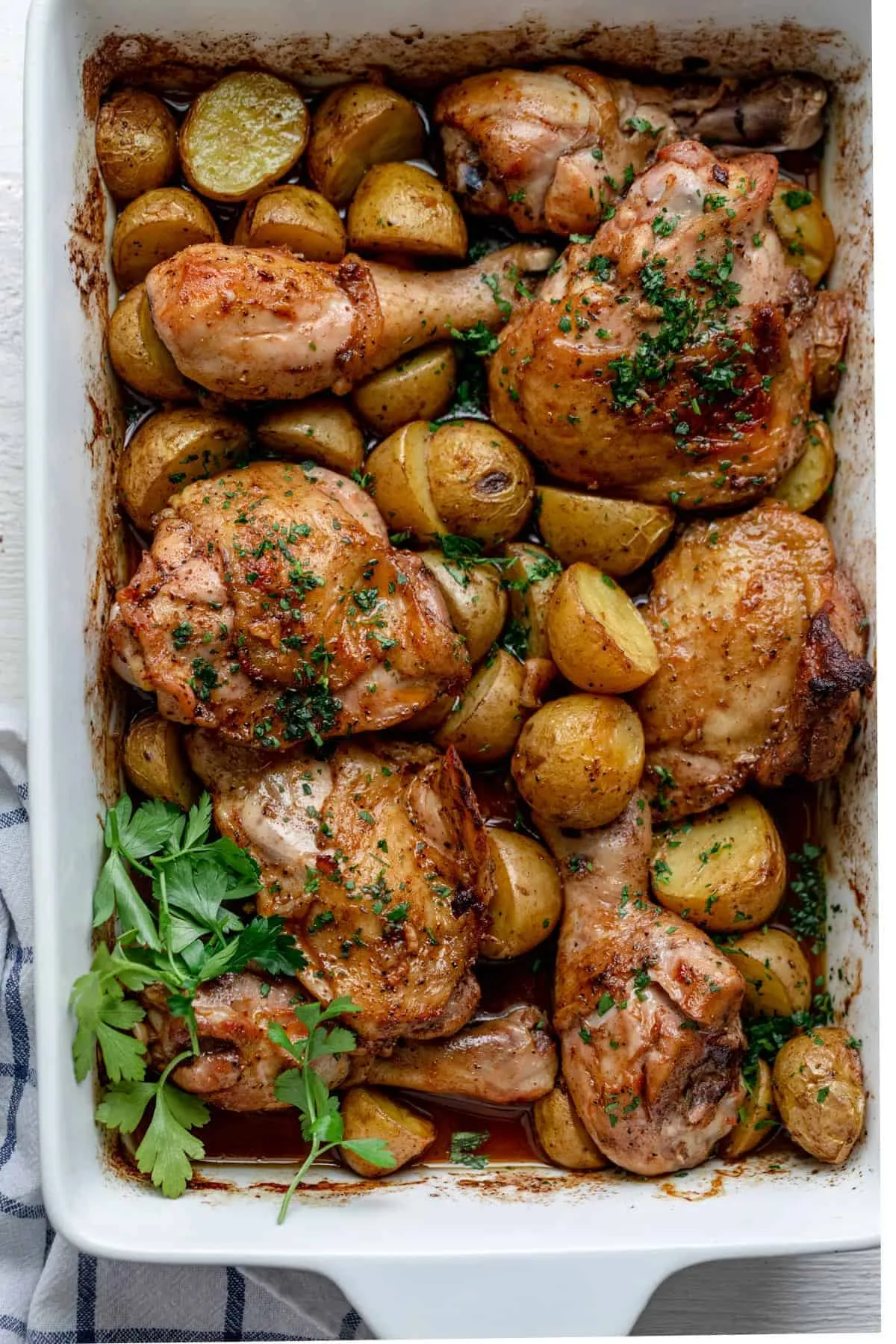 One Pan Meal Baked Chicken Potatoes