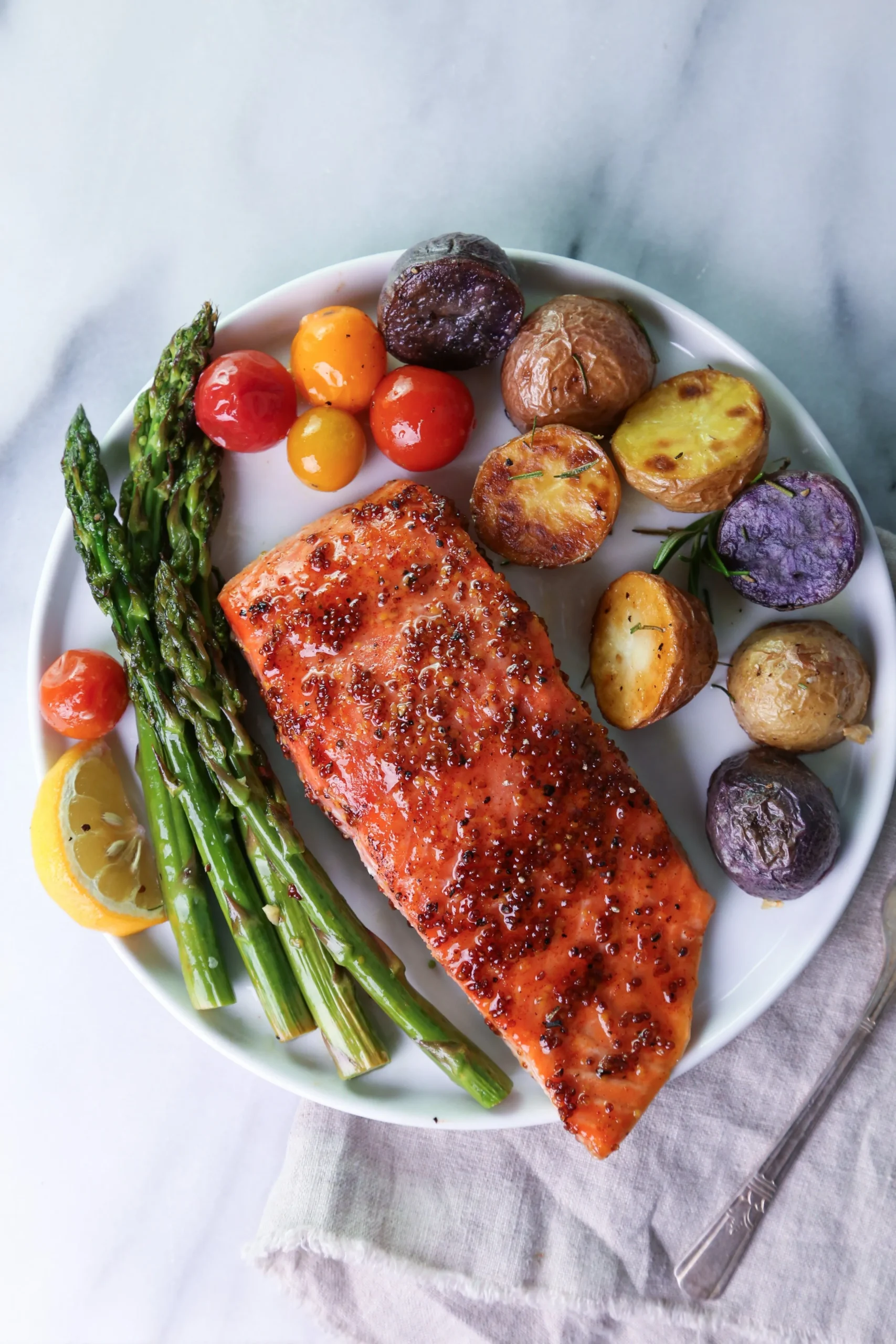 One Pan Meal Salmon and Vegetables