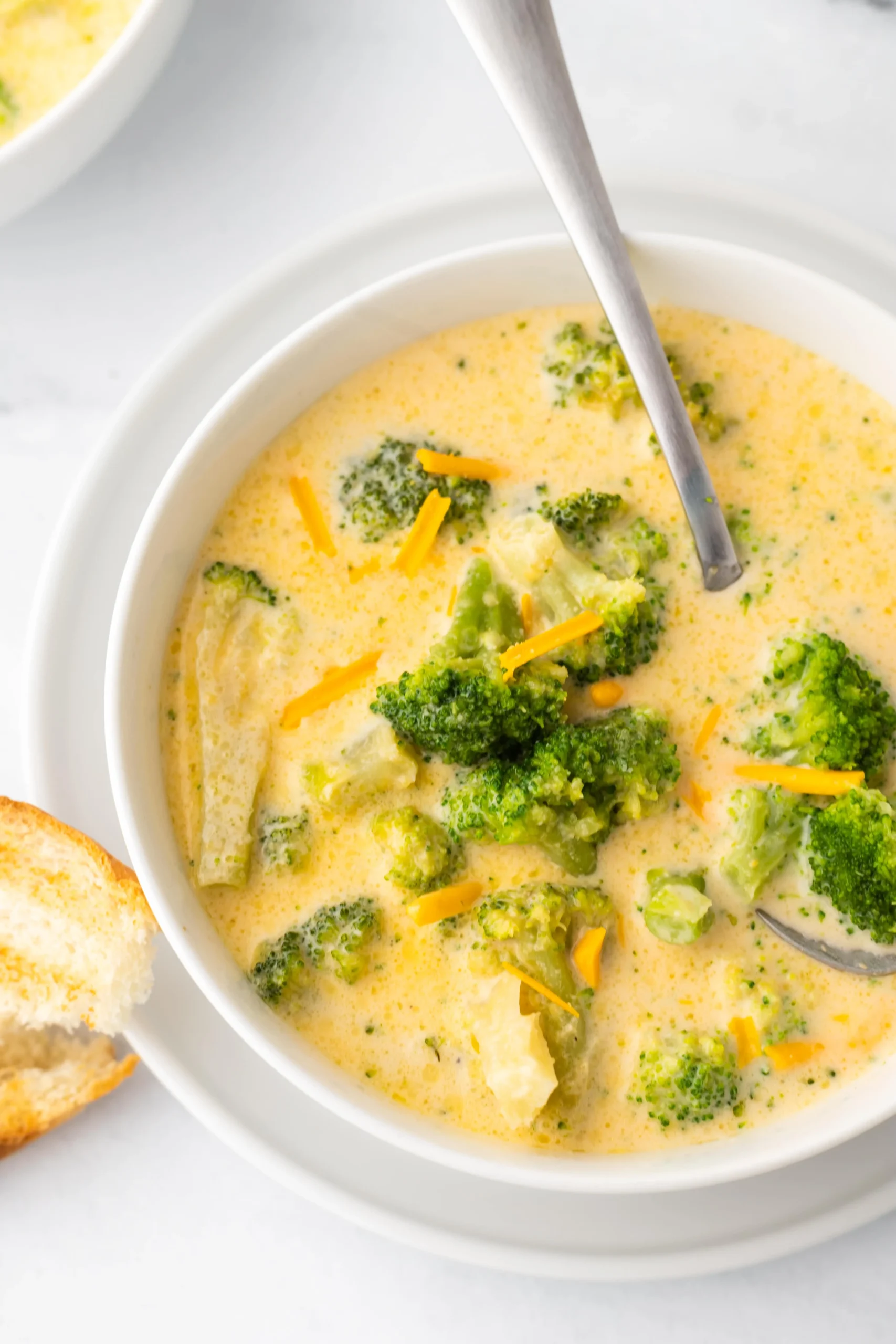 One Pot Broccoli Cheddar Soup