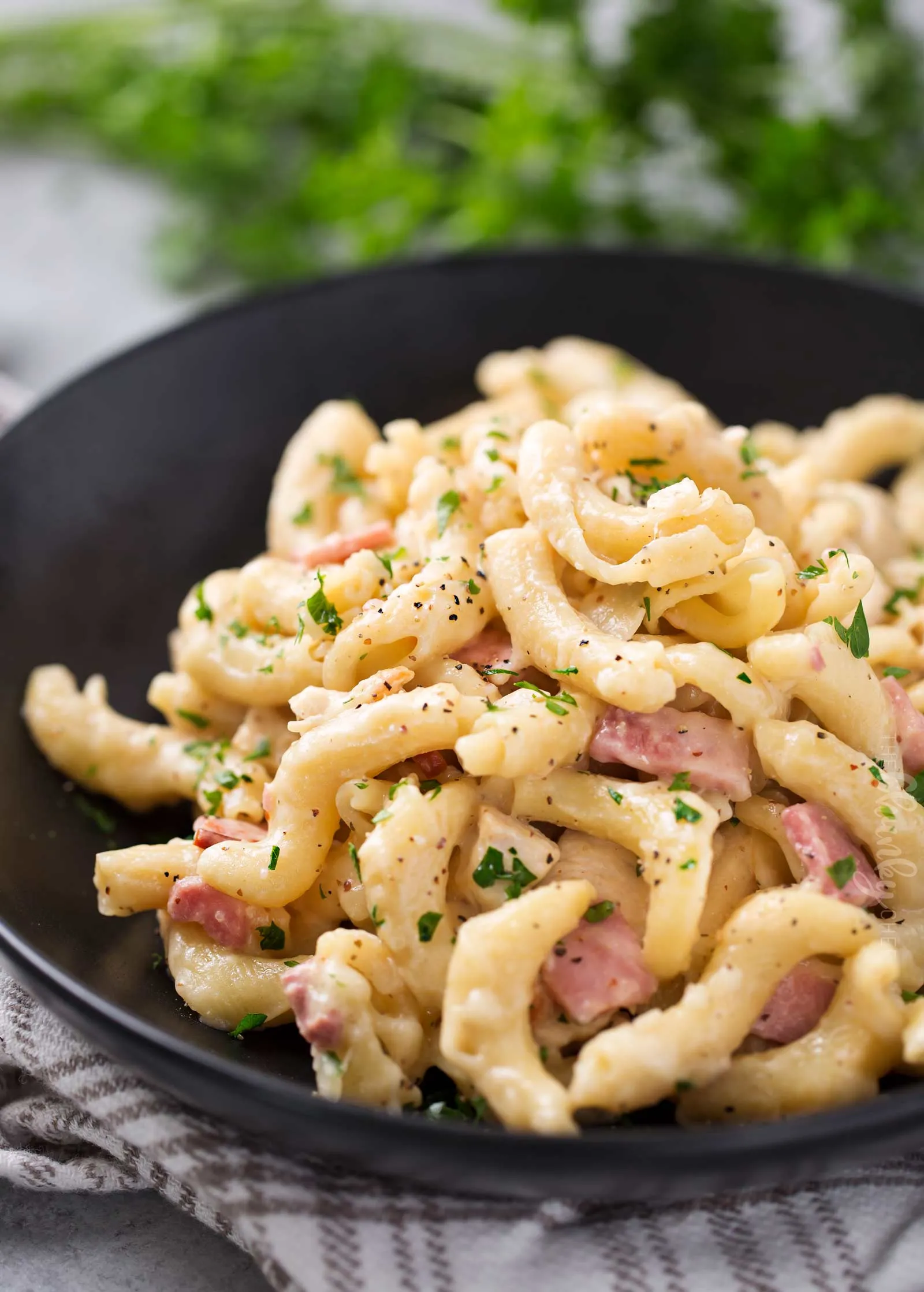 One Pot Chicken Cordon Bleu Pasta