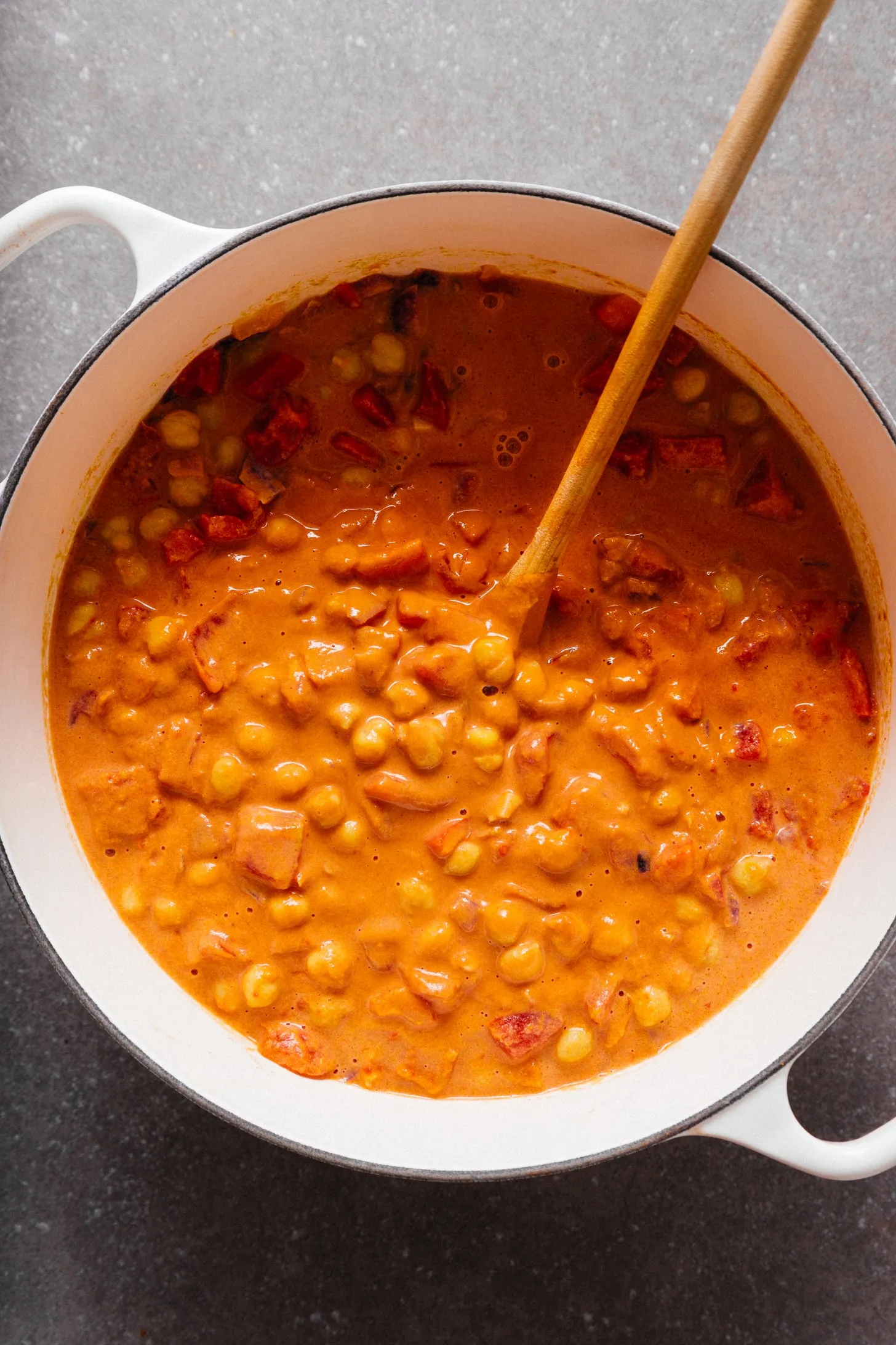 One Pot Chickpea and Tomato Stew