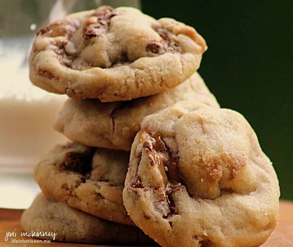 Ooey Gooey Milky Way Cookies