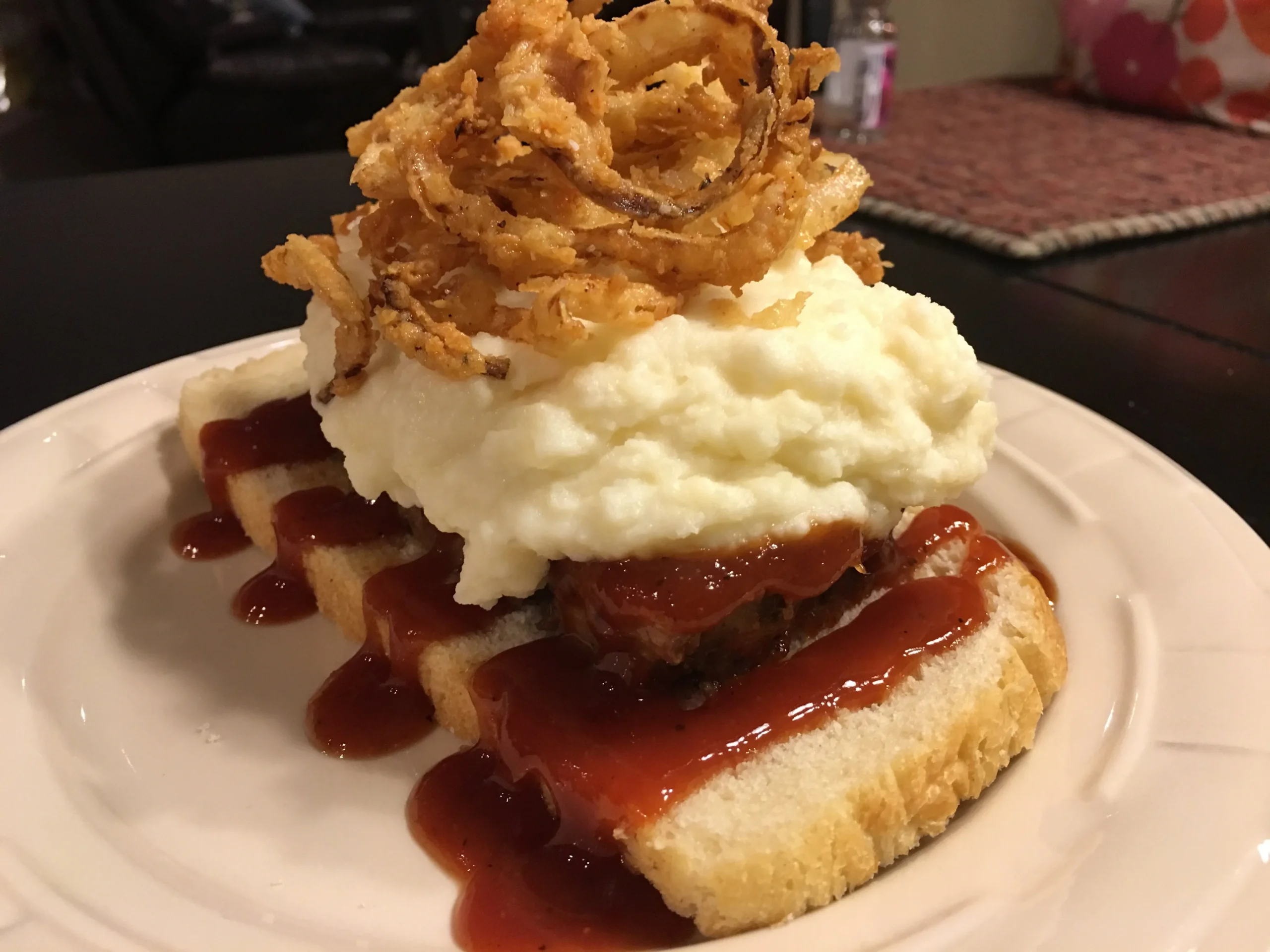 Open Faced Mile High Meatloaf