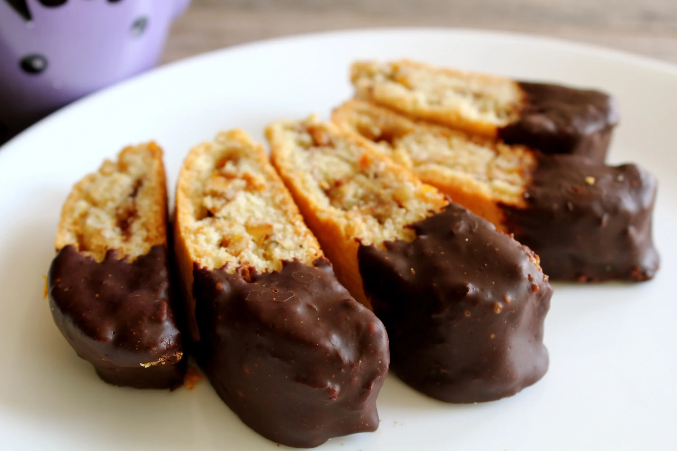 Orange Chocolate and Hazelnut Mandelbrot