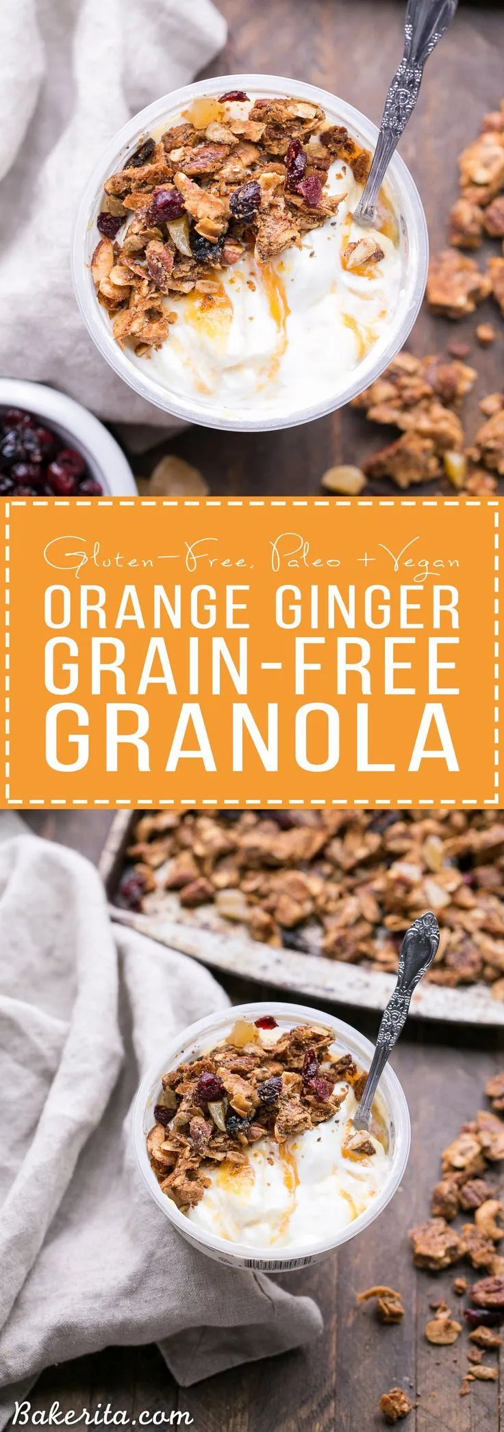 Orange Ginger Grain Free Granola