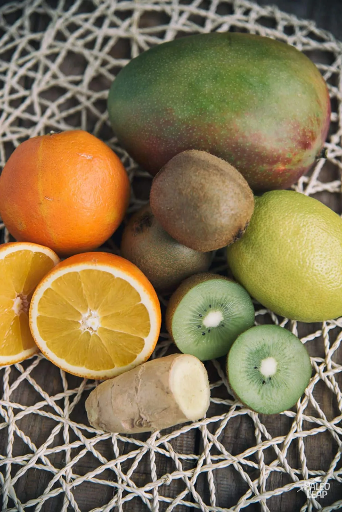 Orange Mango and Kiwi Smoothie