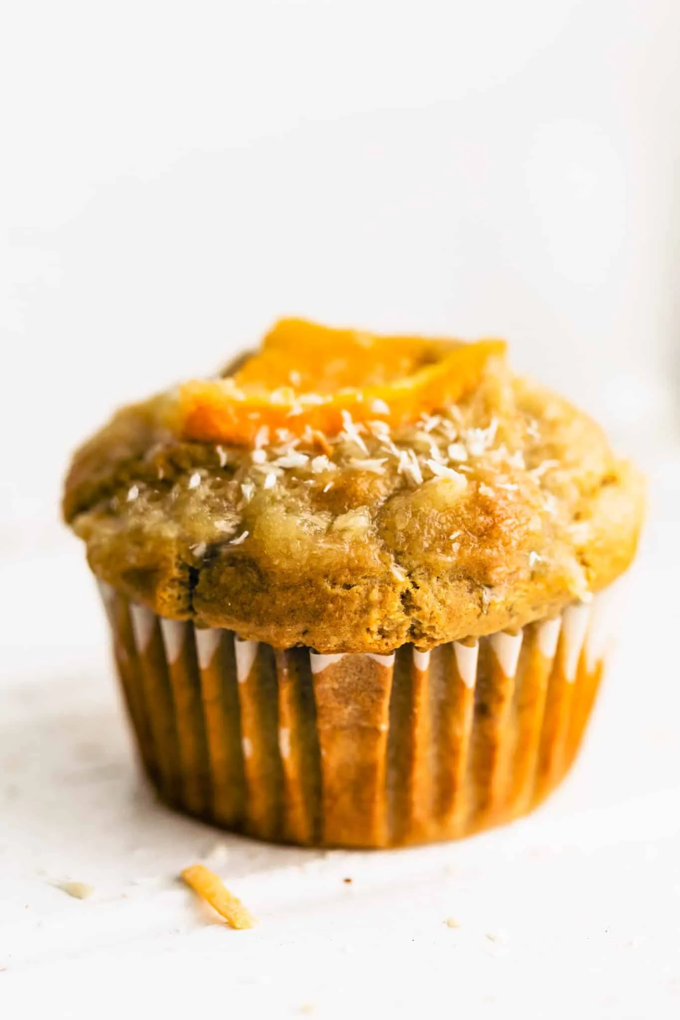 Orange Muffins with Coconut Streusel