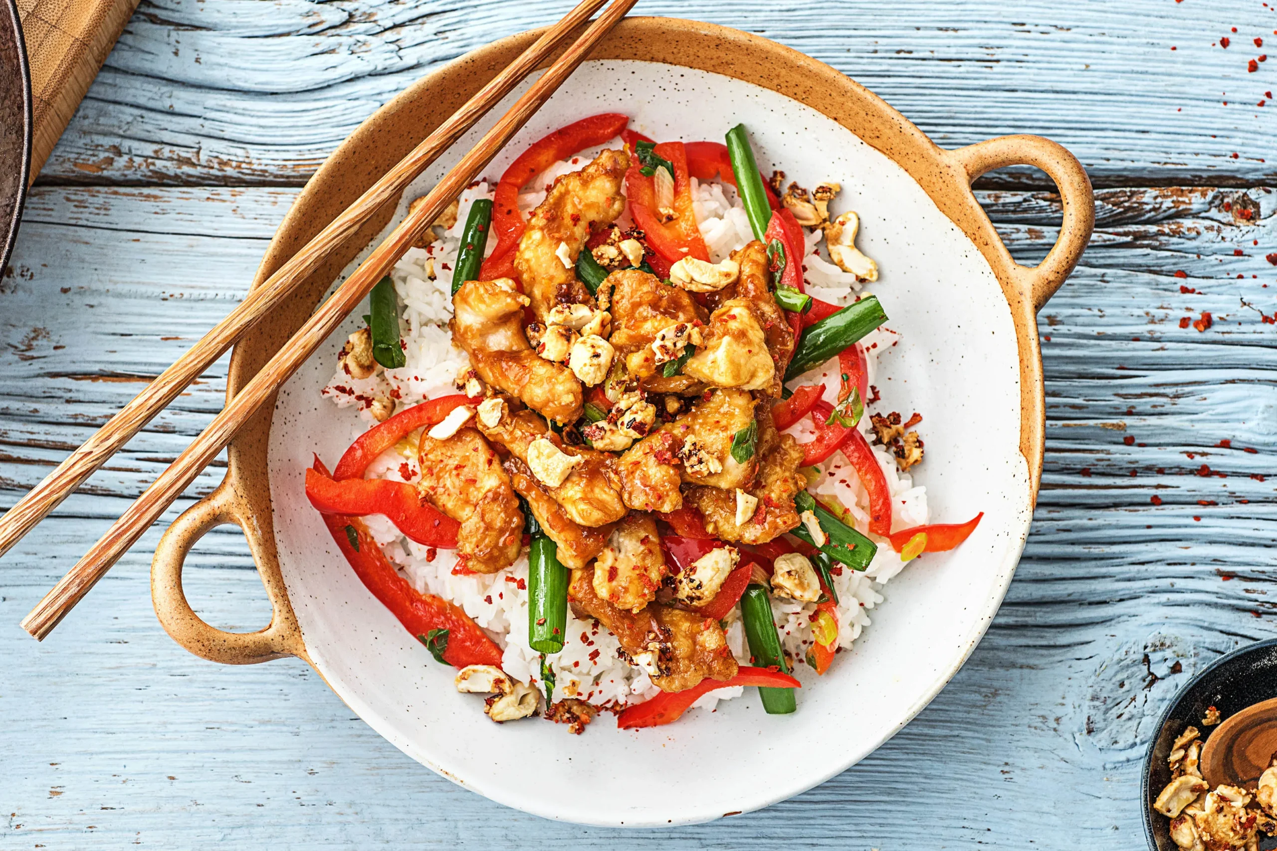 Orange and Chicken Cashew