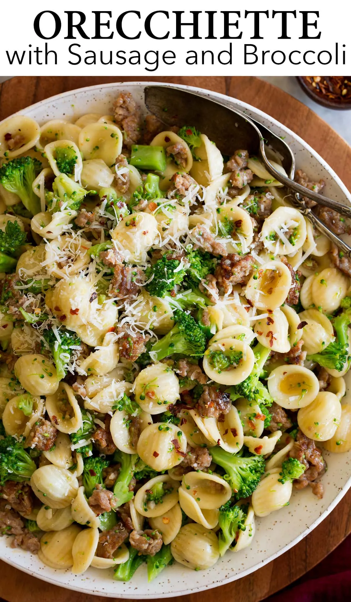 Orecchiette with Sausage and Broccoli