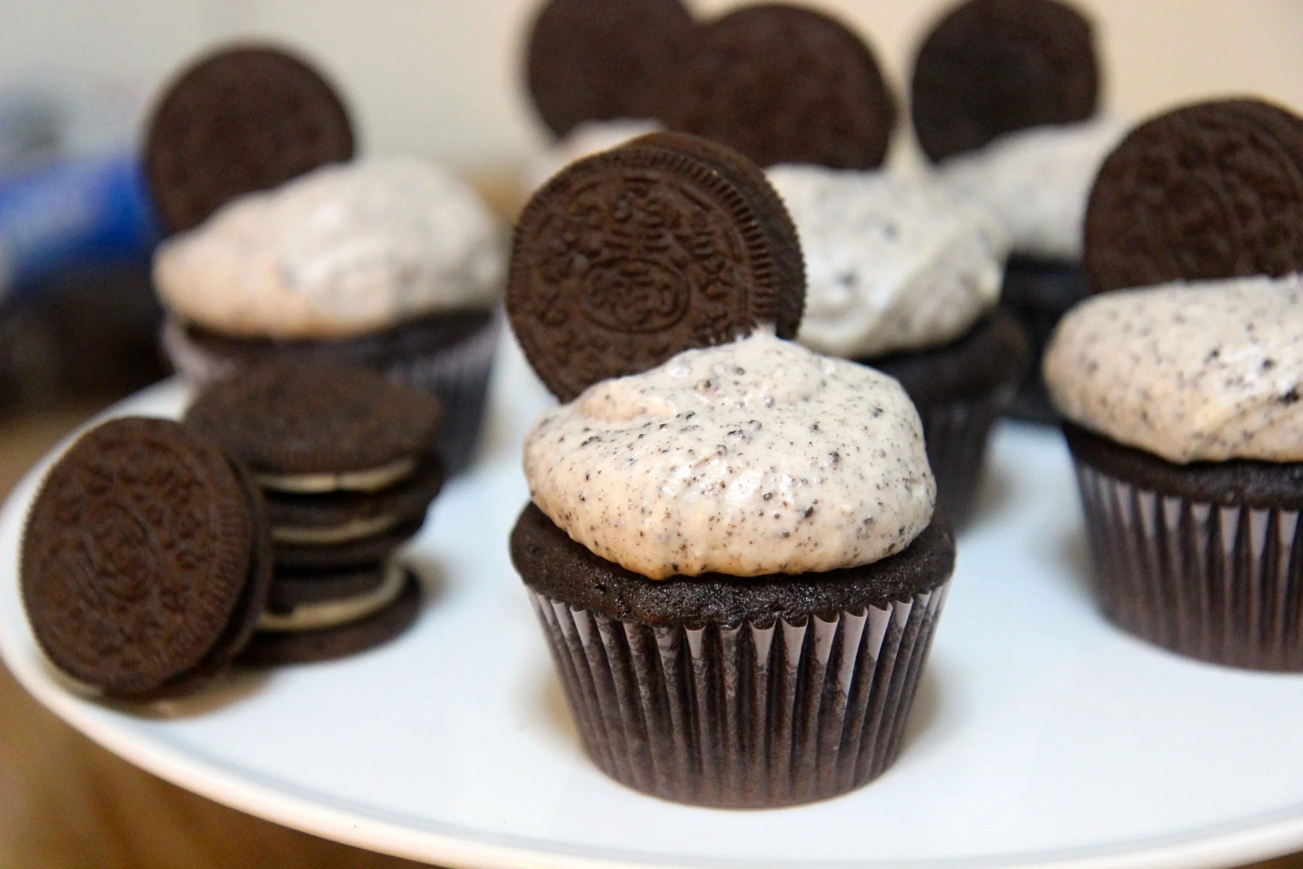 Oreo Cupcakes with Built-in Cup