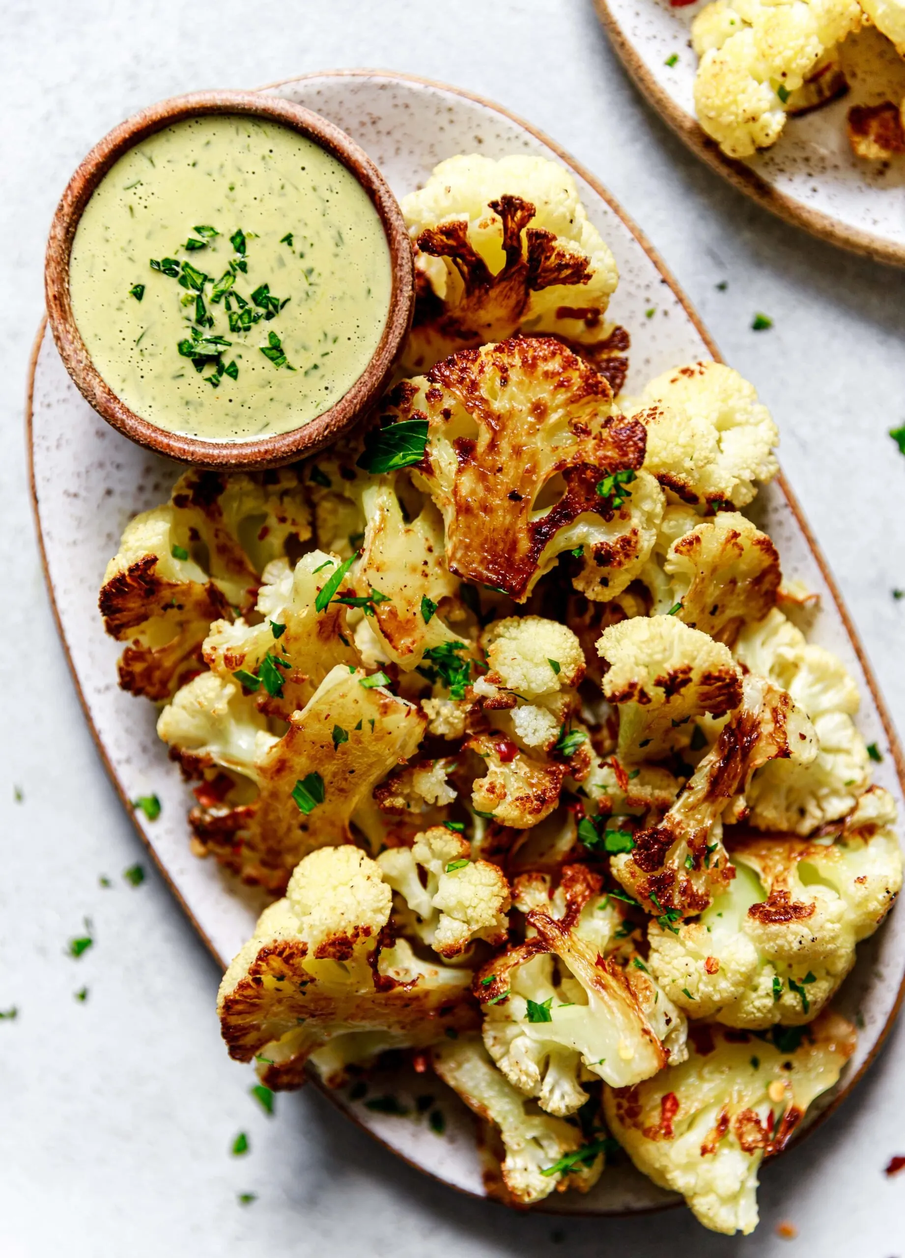Oven Roasted Crunchy Cauliflower