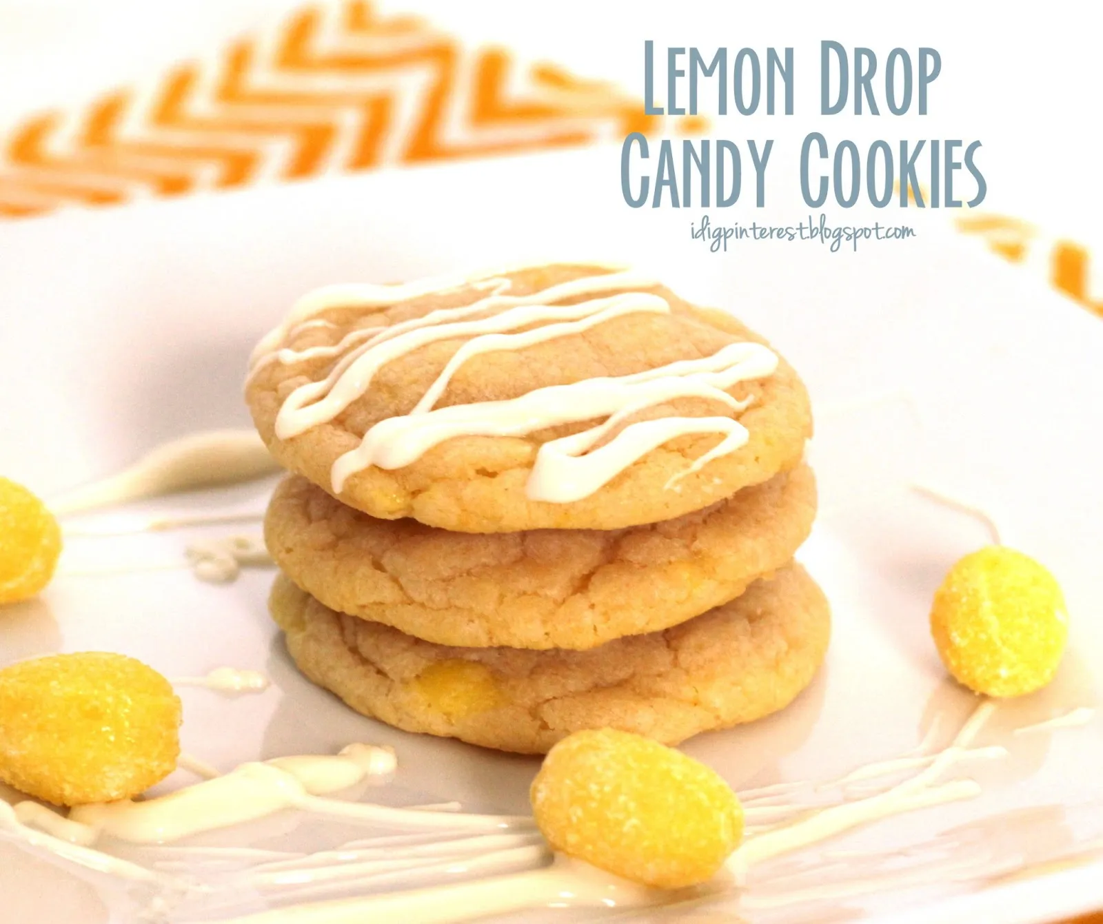Over the Top Lemon Drop Candy Cookies