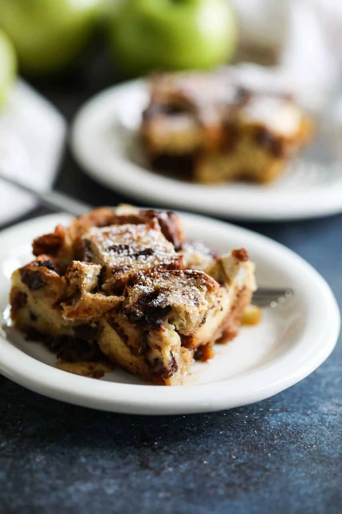 Overnight Baked Apple Raisin Pecan French Toast