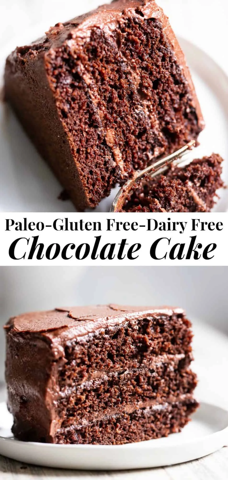 Paleo Chocolate Cake with Chocolate Buttercream