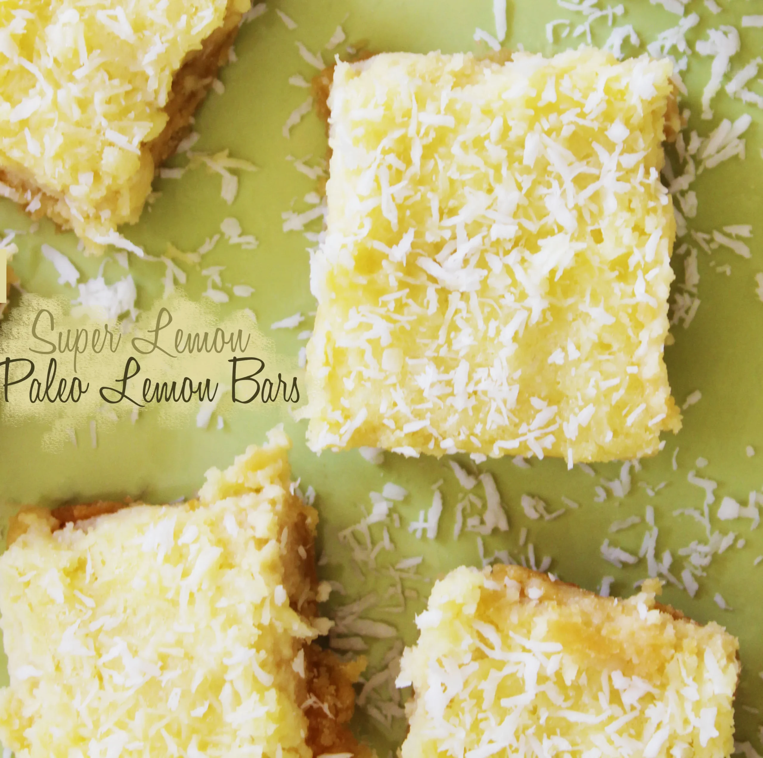 Paleo Lemon Bars Super Simple