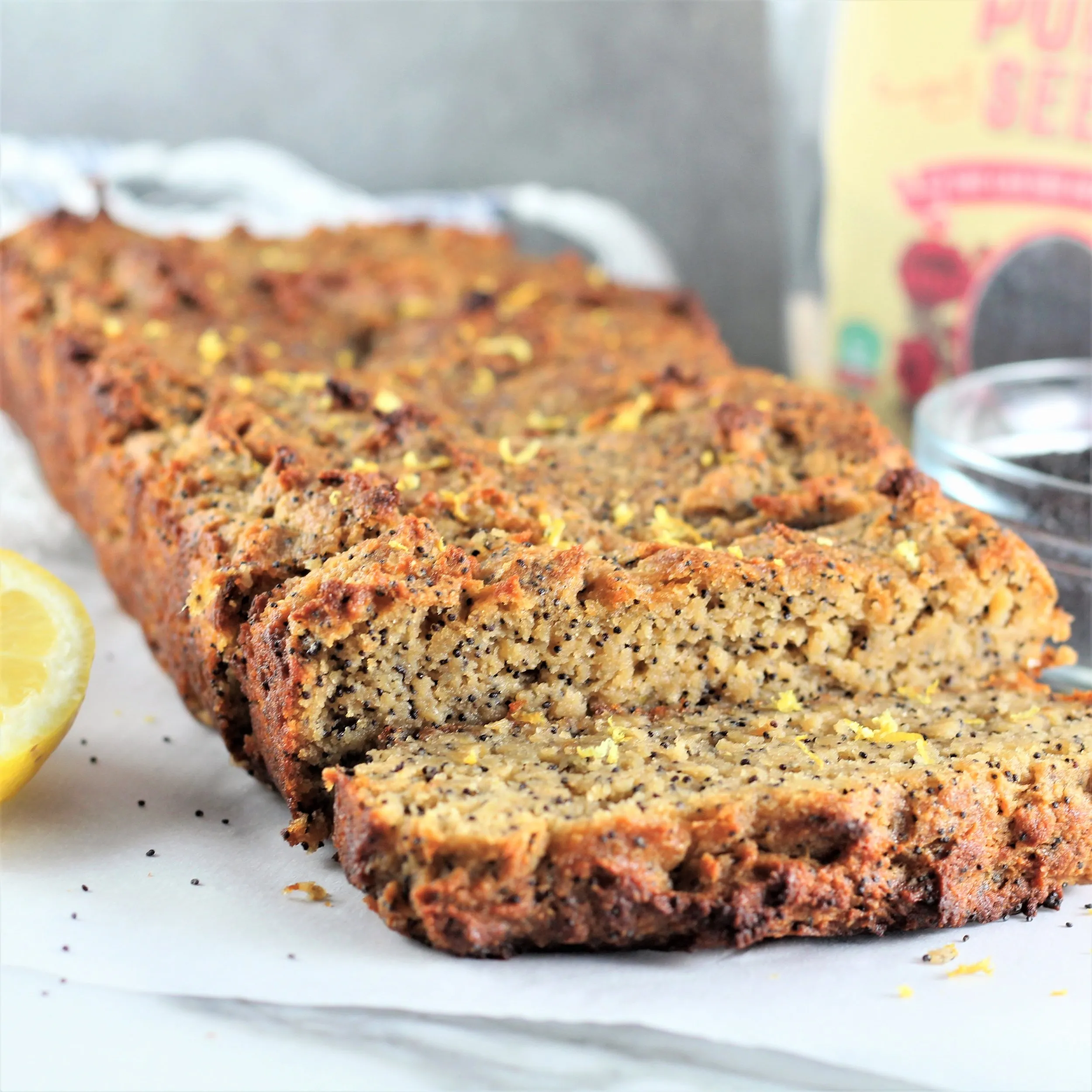 Paleo Lemon Poppyseed Bread