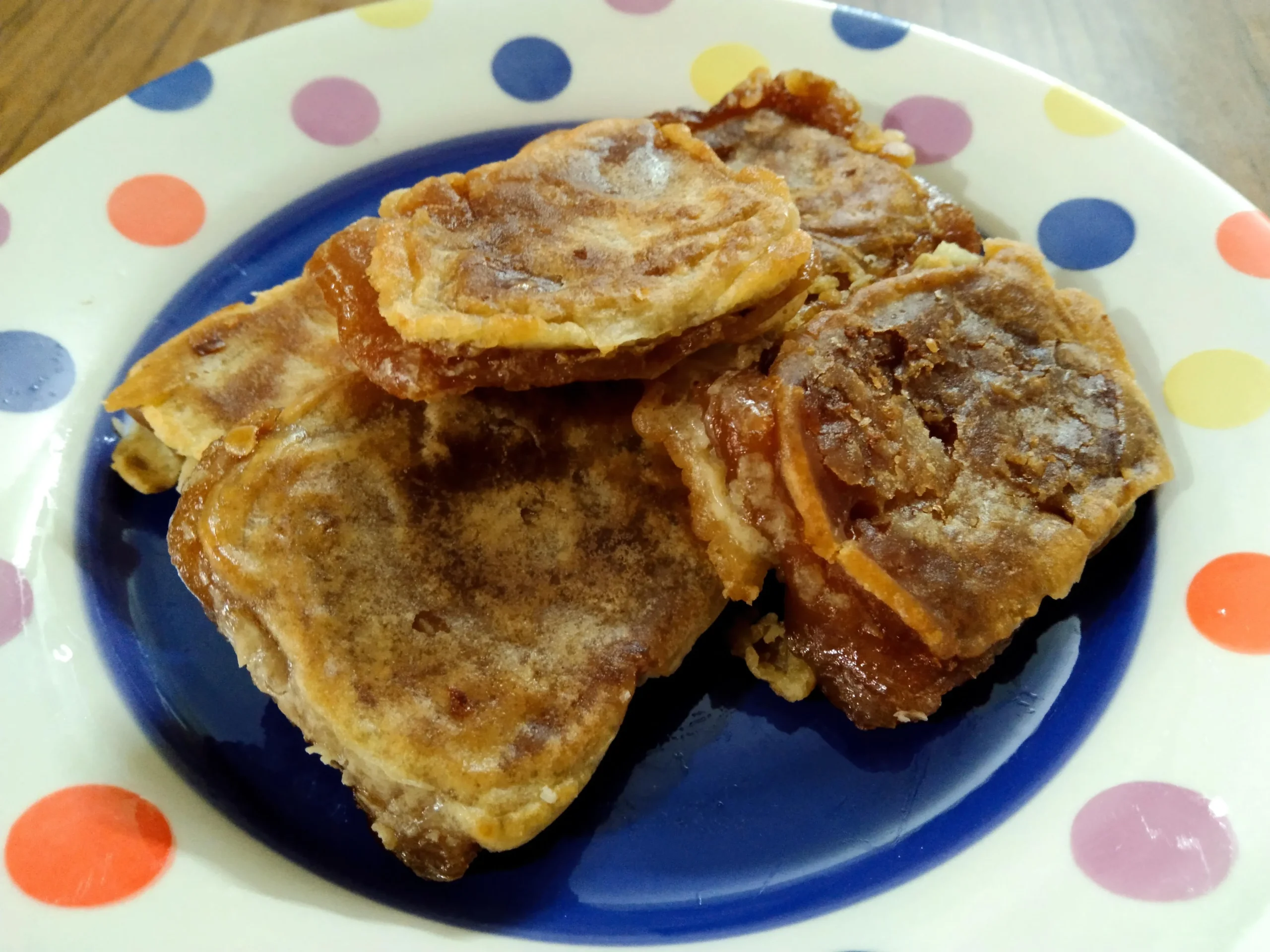 Pan Fried Nian Gao with Egg