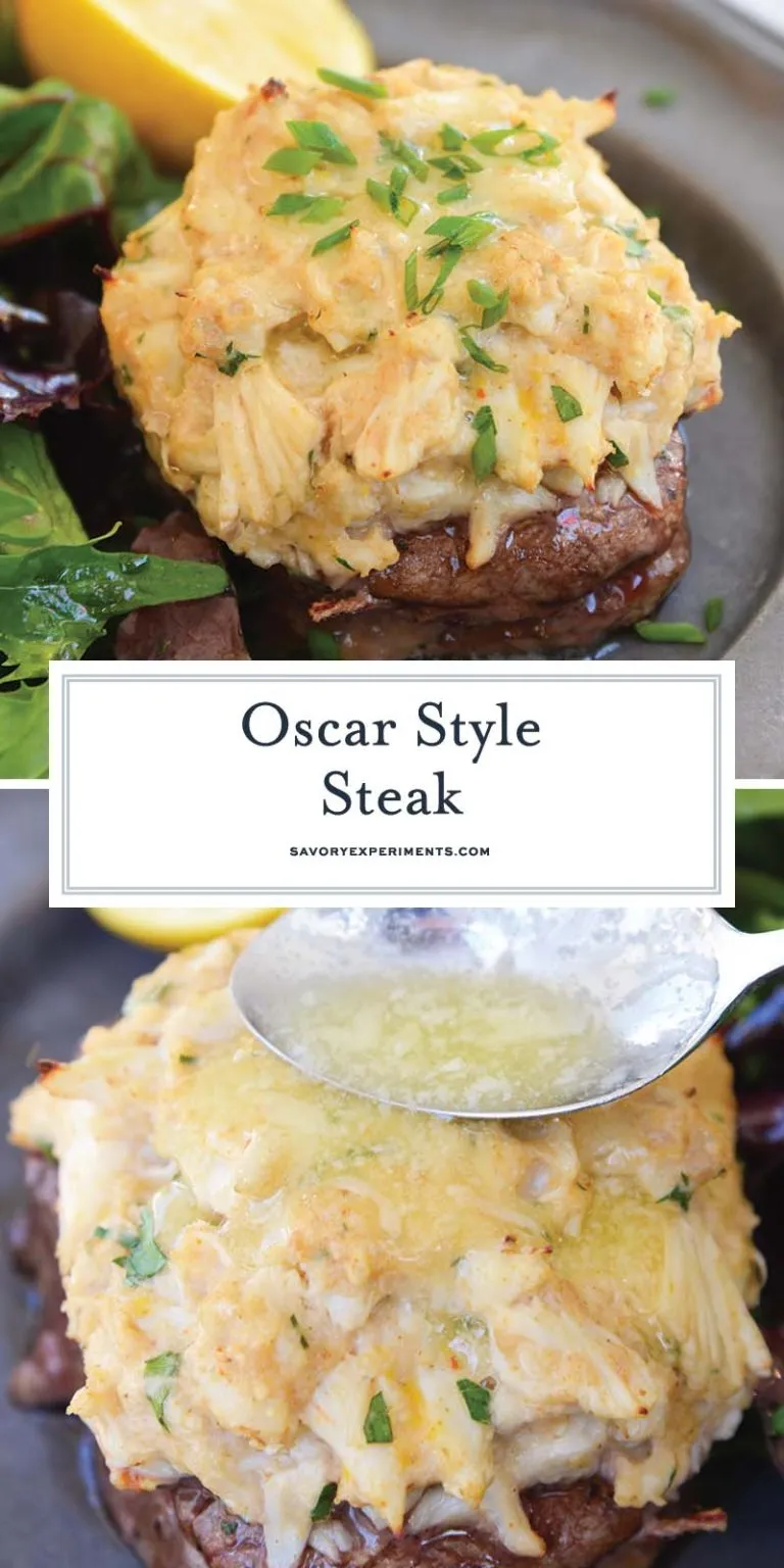 Pan Roasted Filet Mignon Oscar Style