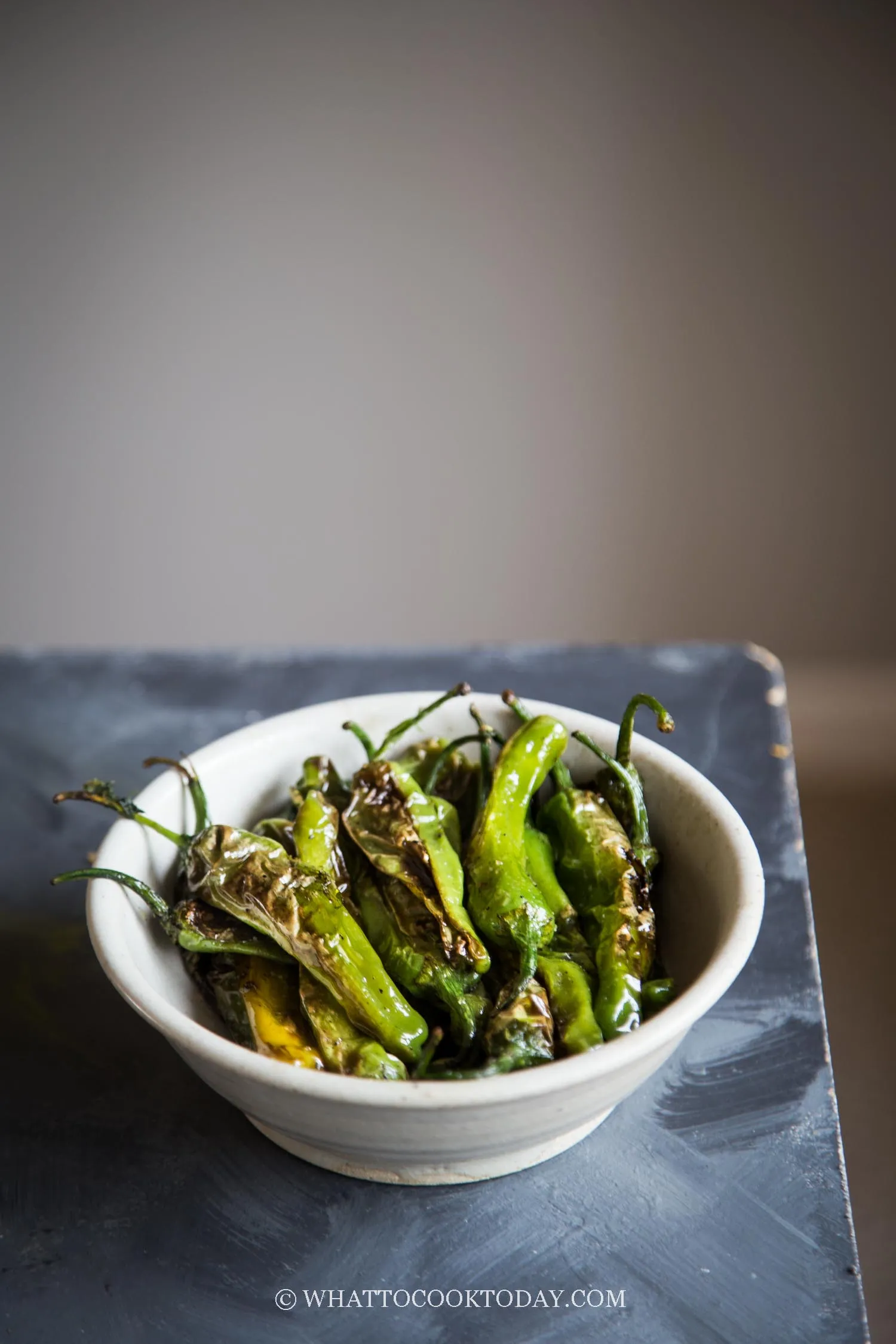 Pan Roasted Shishito Peppers