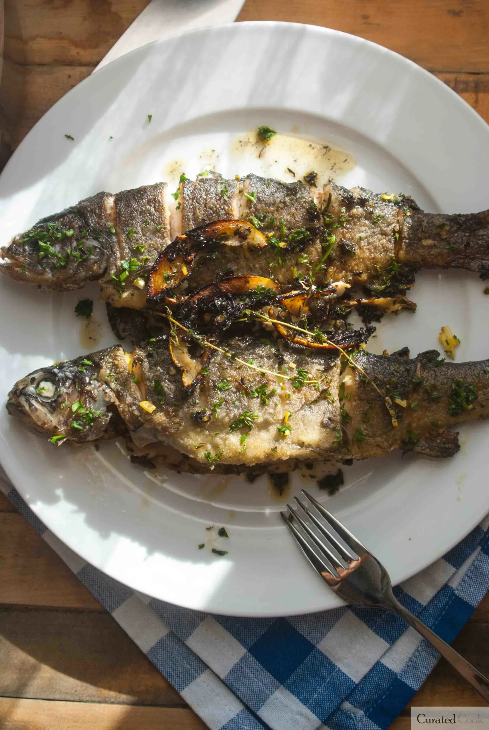 Pan Seared Trout with Herbs