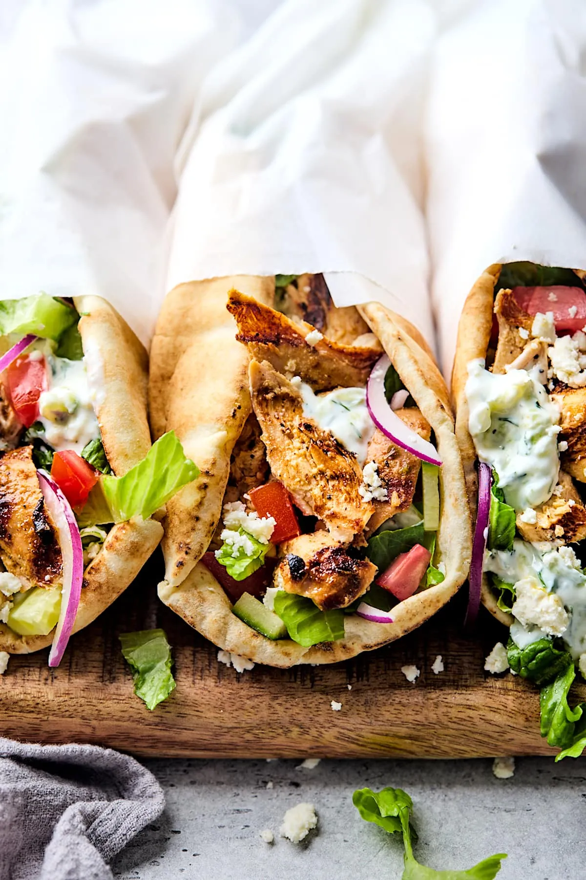 Panini Style Chicken Gyros