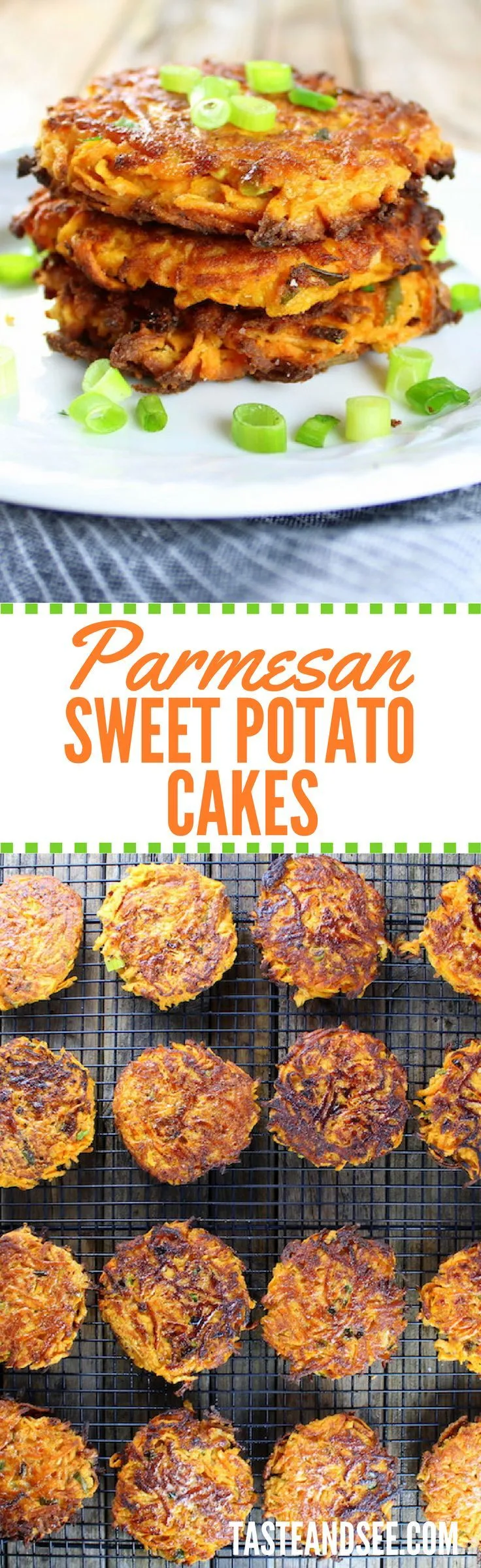Parmesan Sweet Potato Cakes