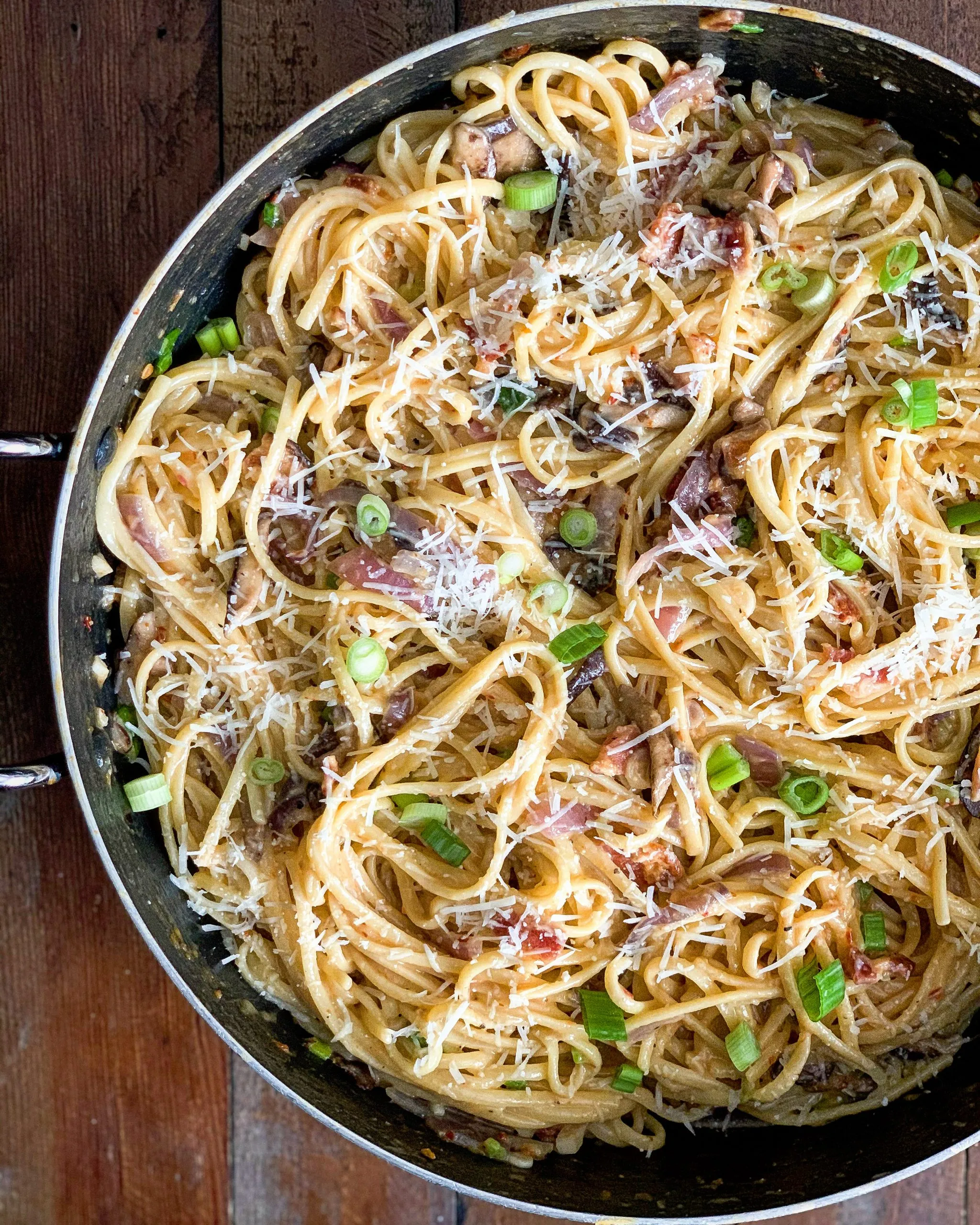 Pasta Carbonara Super Spicy