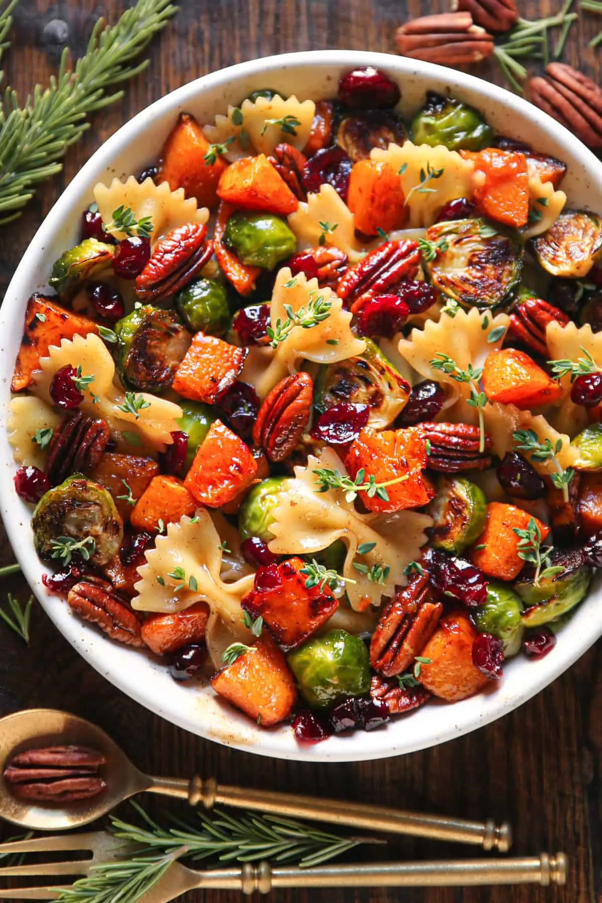 Pasta Salad Brussels Sprouts