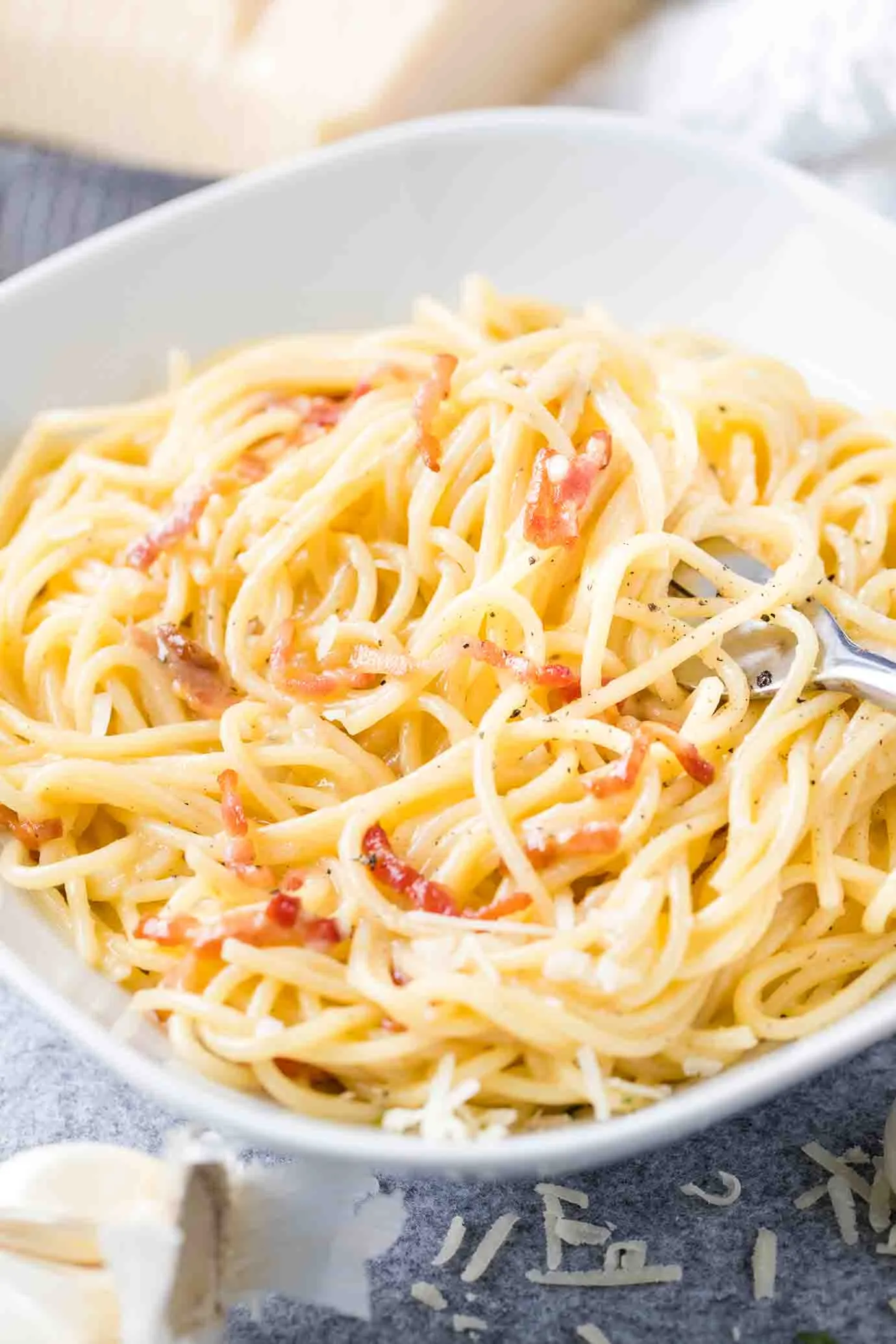 Pasta with Carbonara Sauce