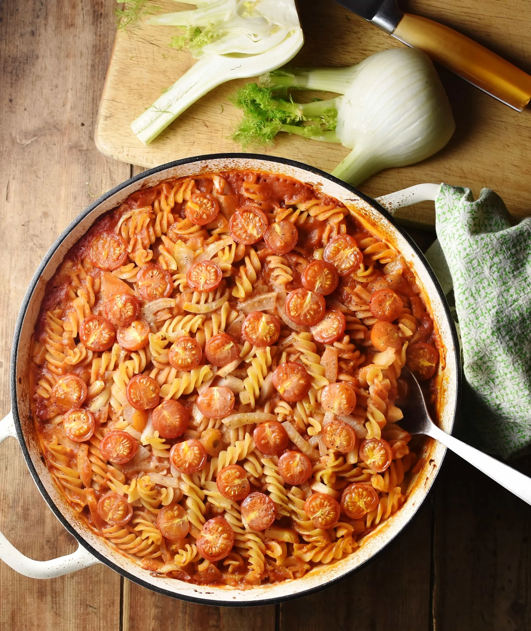 Pasta with Fennel and Dried Tomatoes