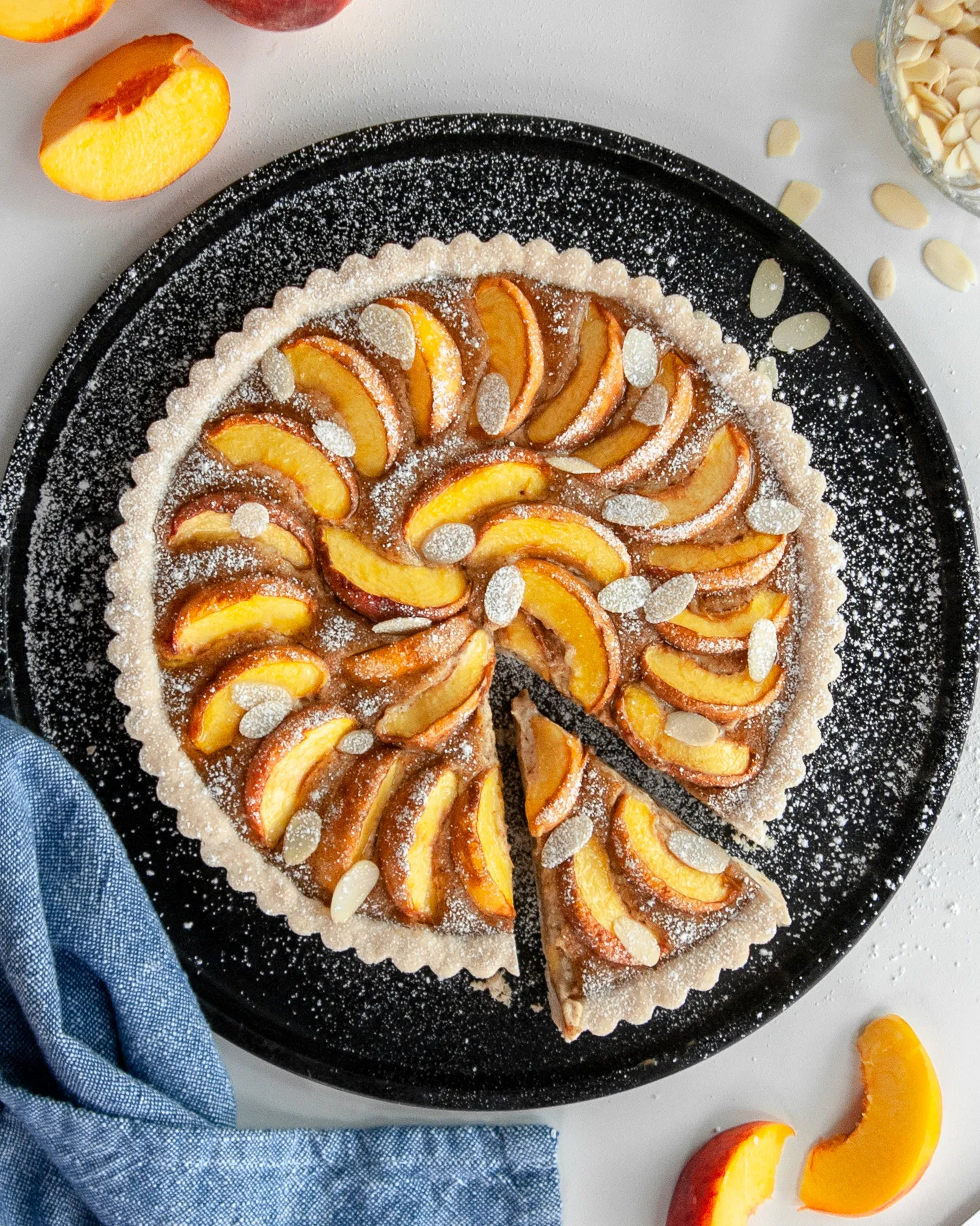 Peach and Almond Tart