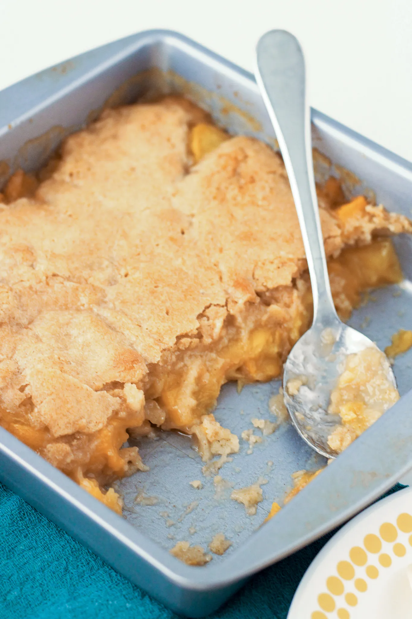Peach and Mango Cobblers