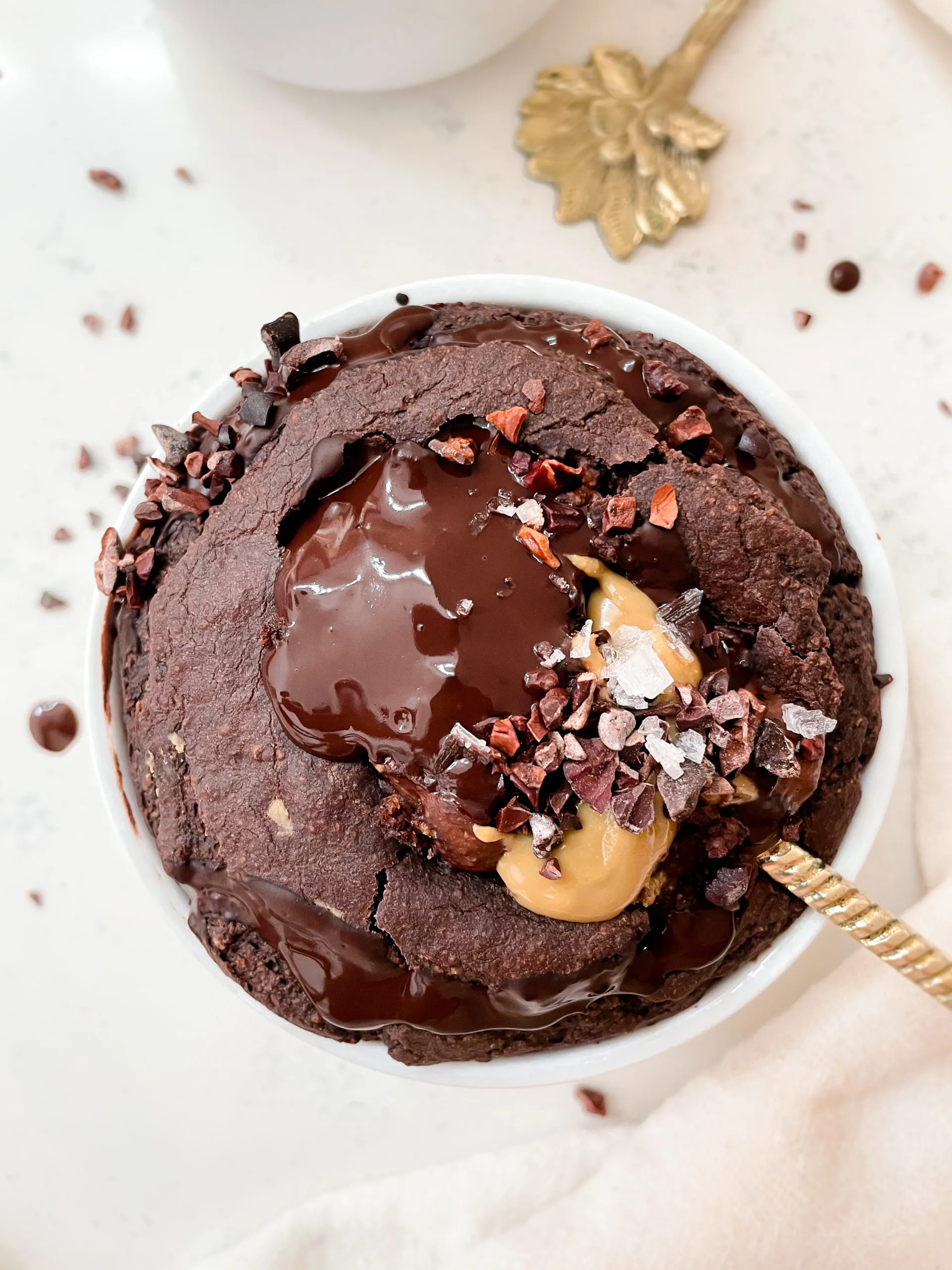 Peanut Butter Cup Baked Oats