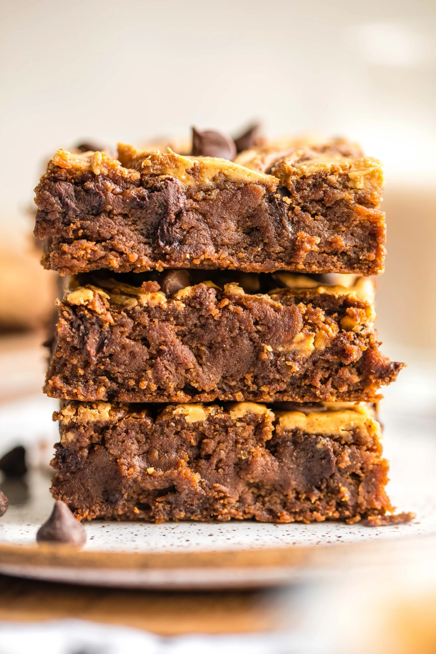 Peanut Butter Fudge Brownie Bars