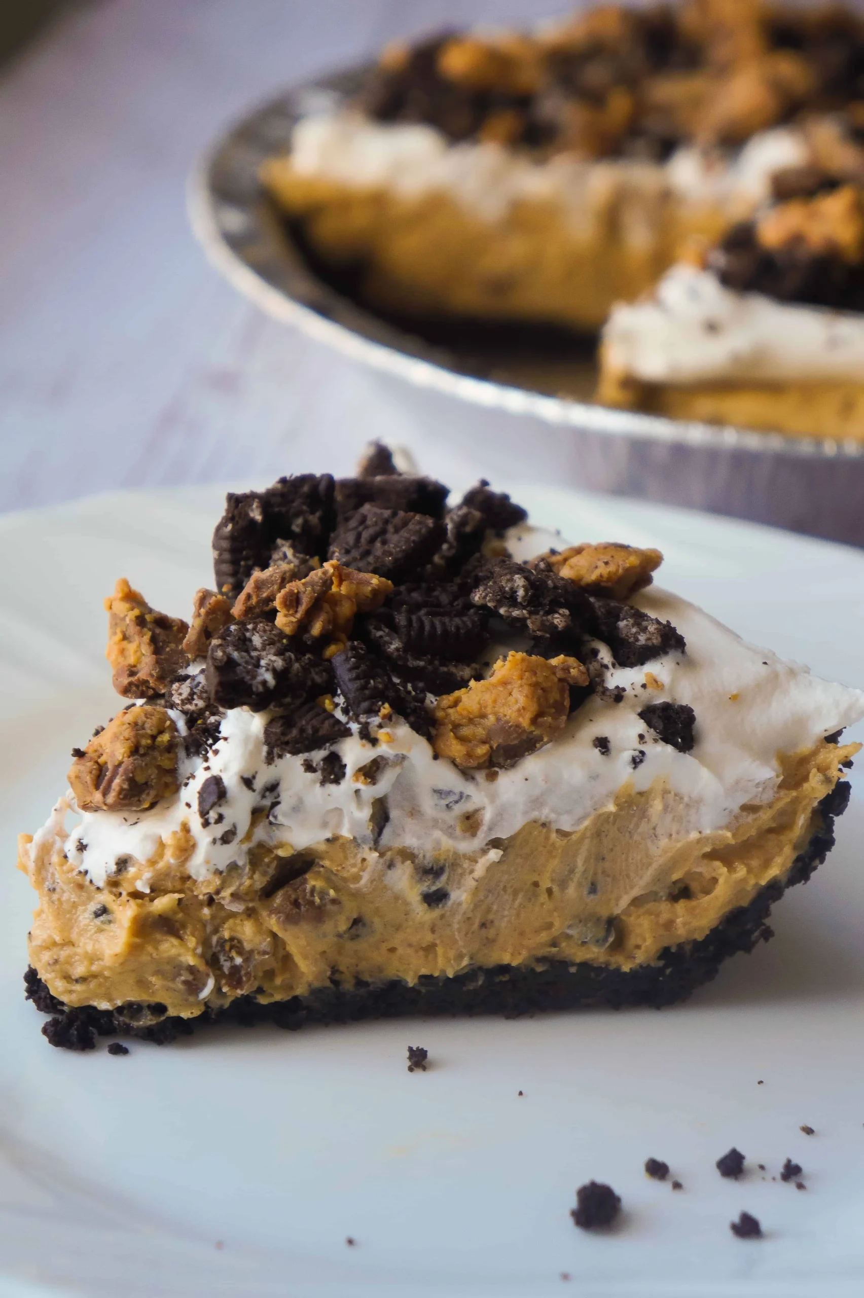 Peanut Butter Oreo No Bake Cheesecake