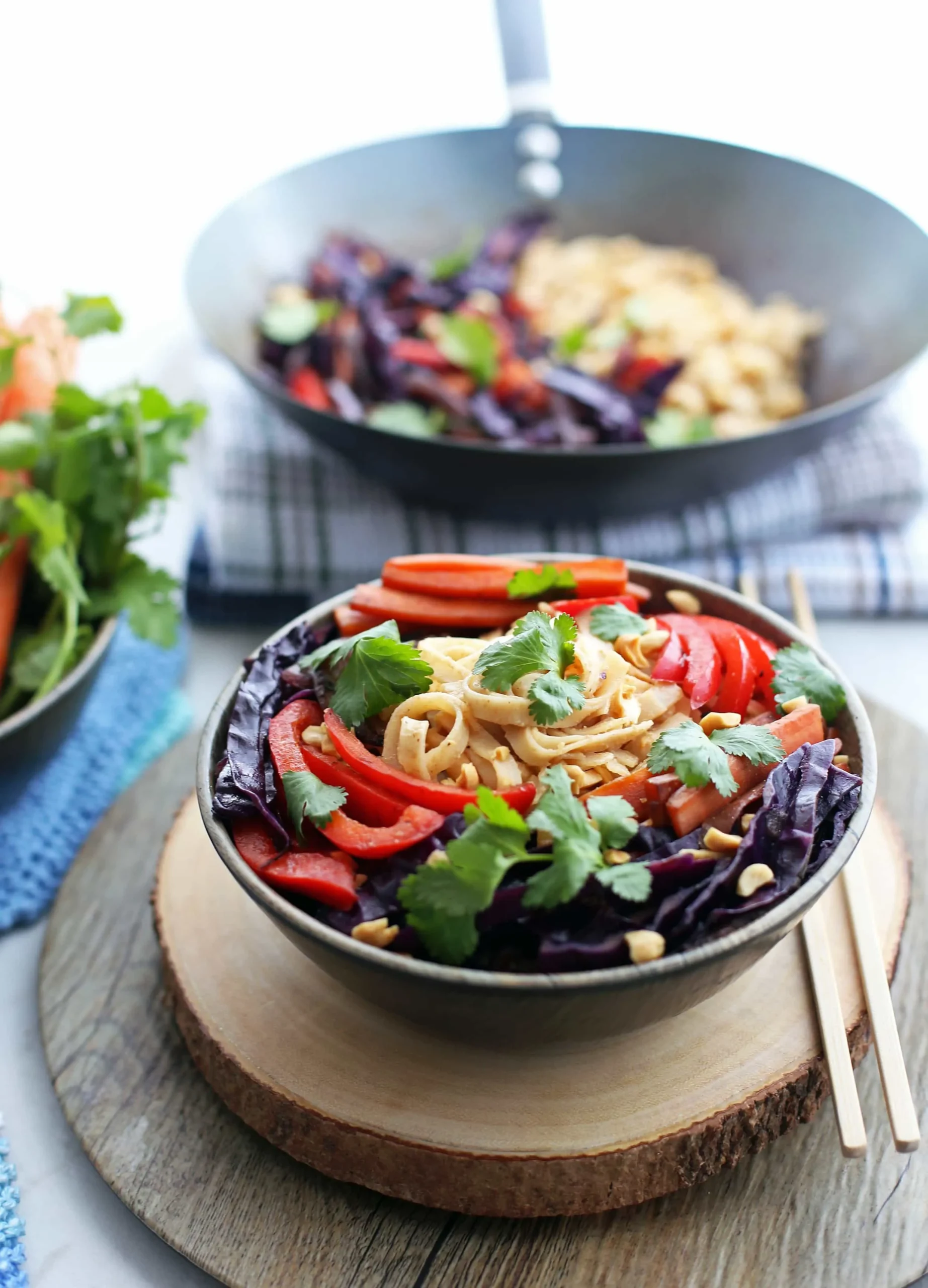Peanut Butter Stir Fry Noodles