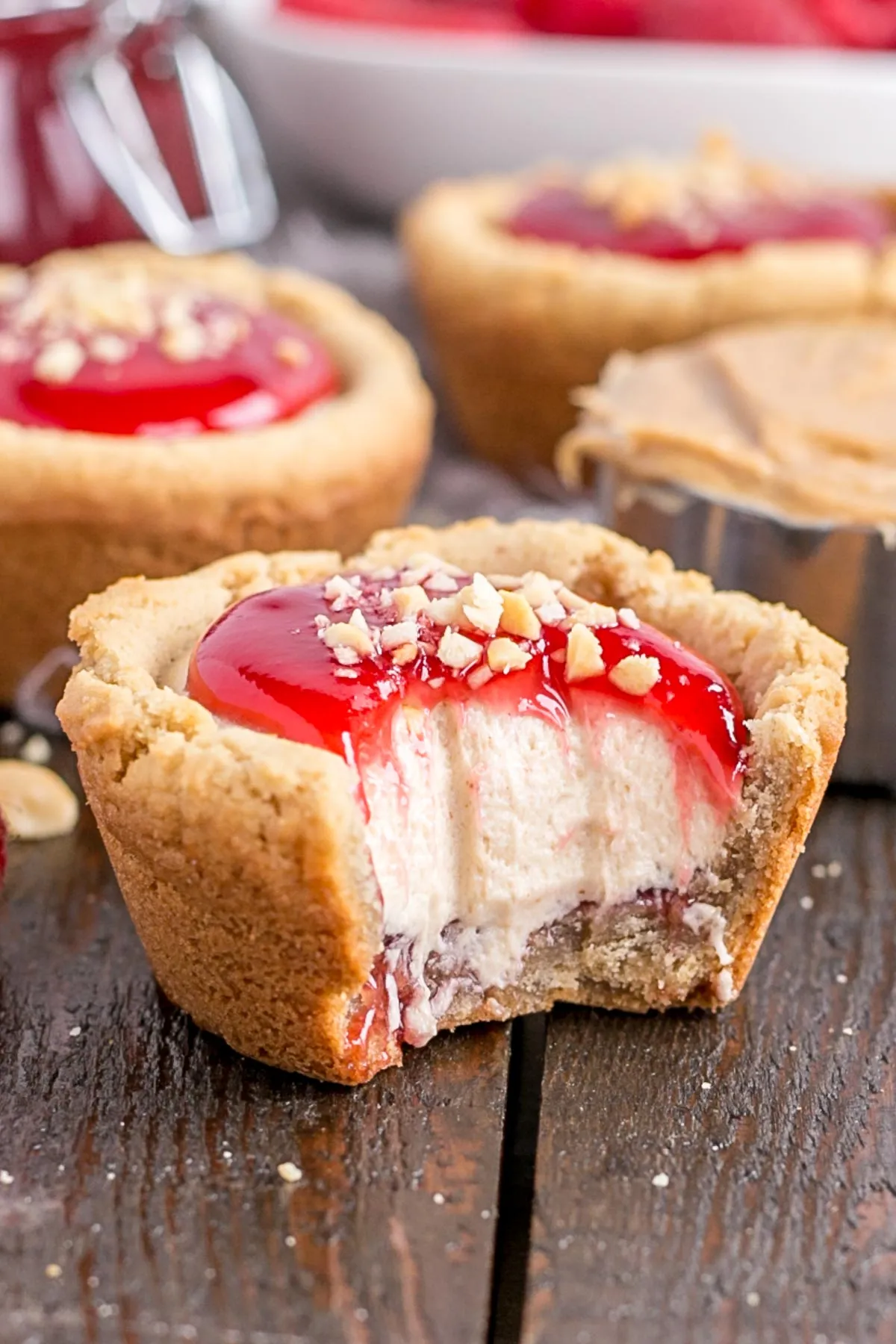 Peanut Butter and Jelly Dessert Cups