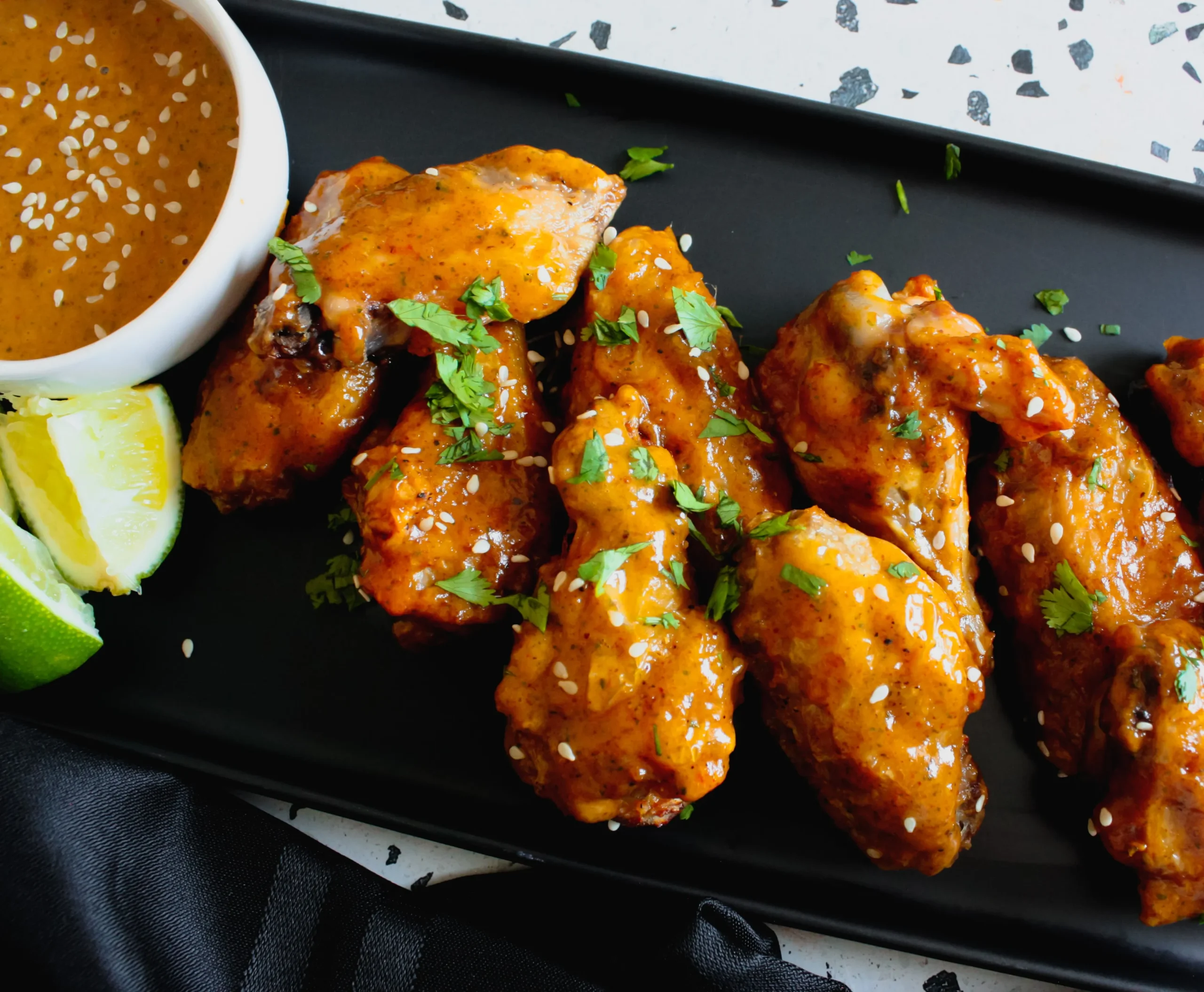 Peanut Sauce Chicken Wings
