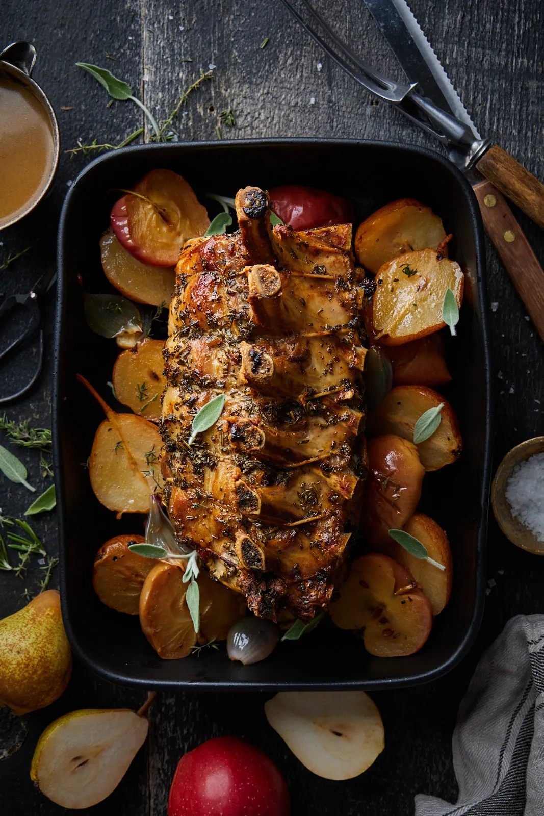 Pear Apple Pork Roast
