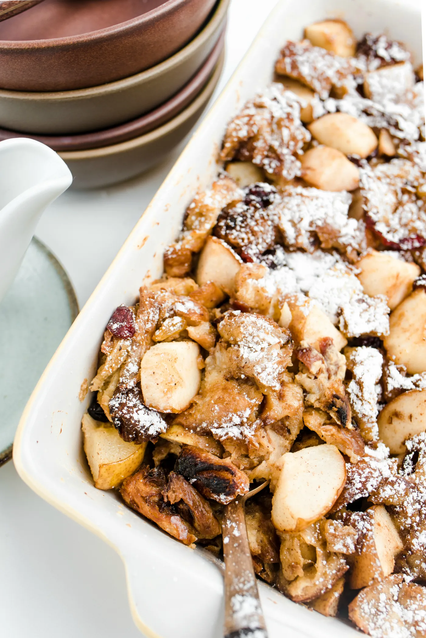 Pear Croissant Breakfast Casserole