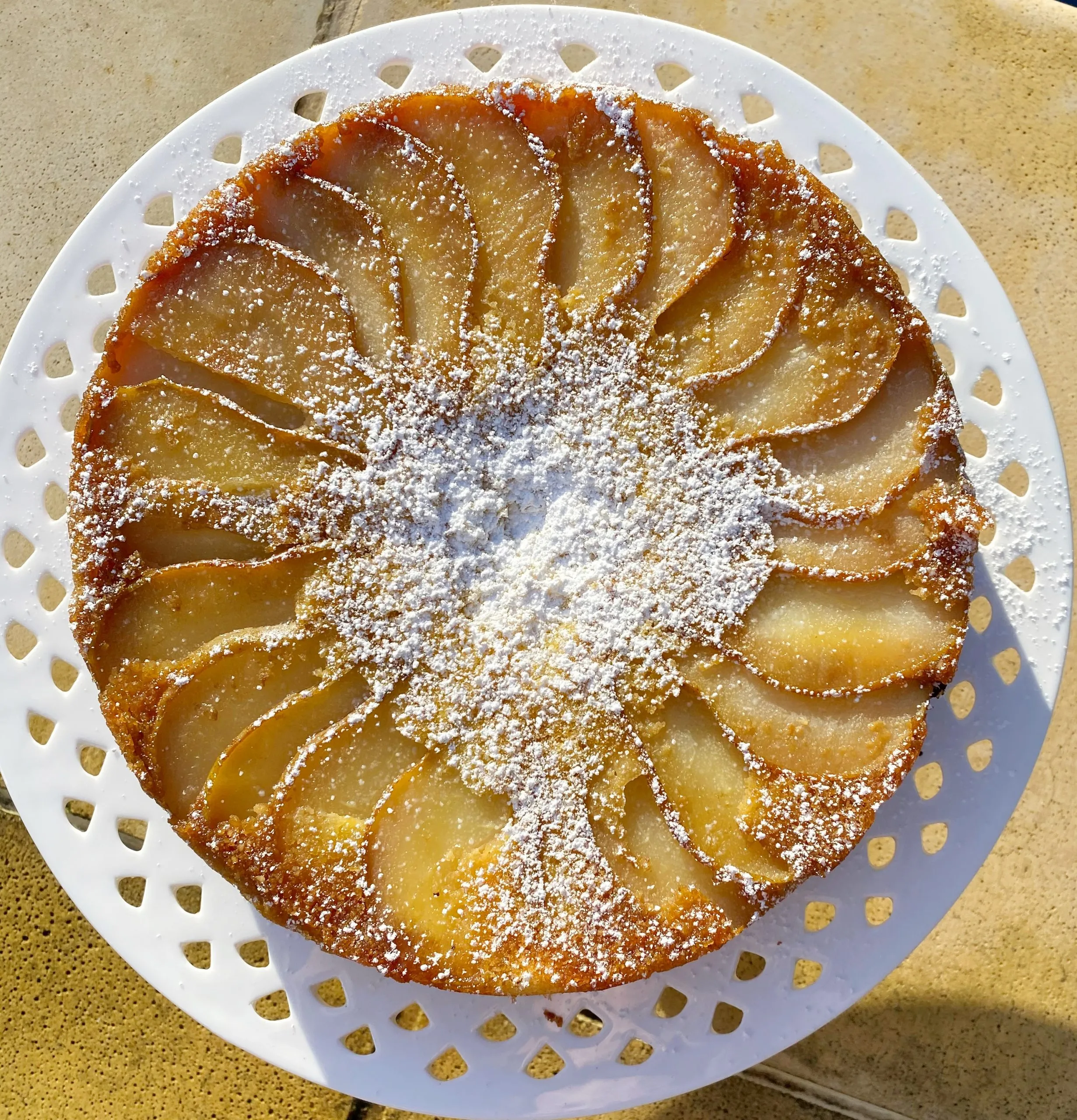 Pear Vanilla Upside Down Cakes