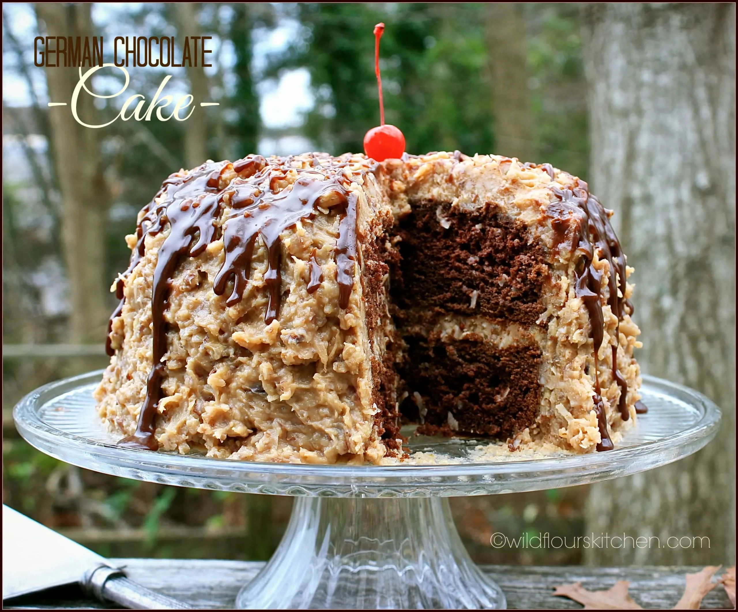 Pecan Frosting German Chocolate Cake