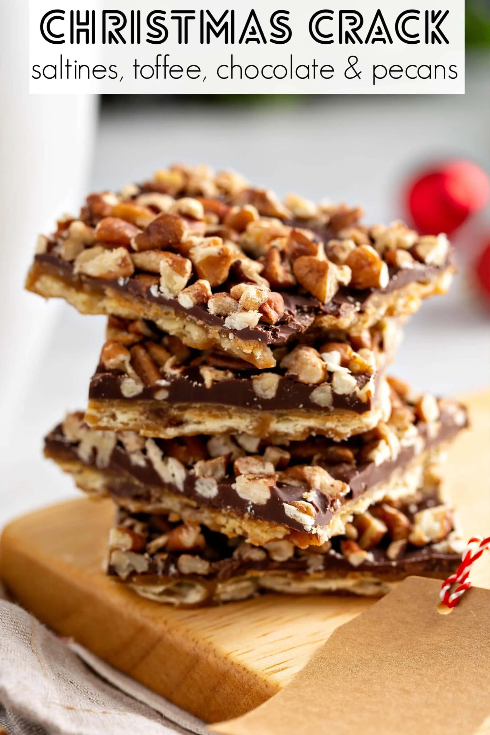 Pecan Pie Christmas Crack Toffee